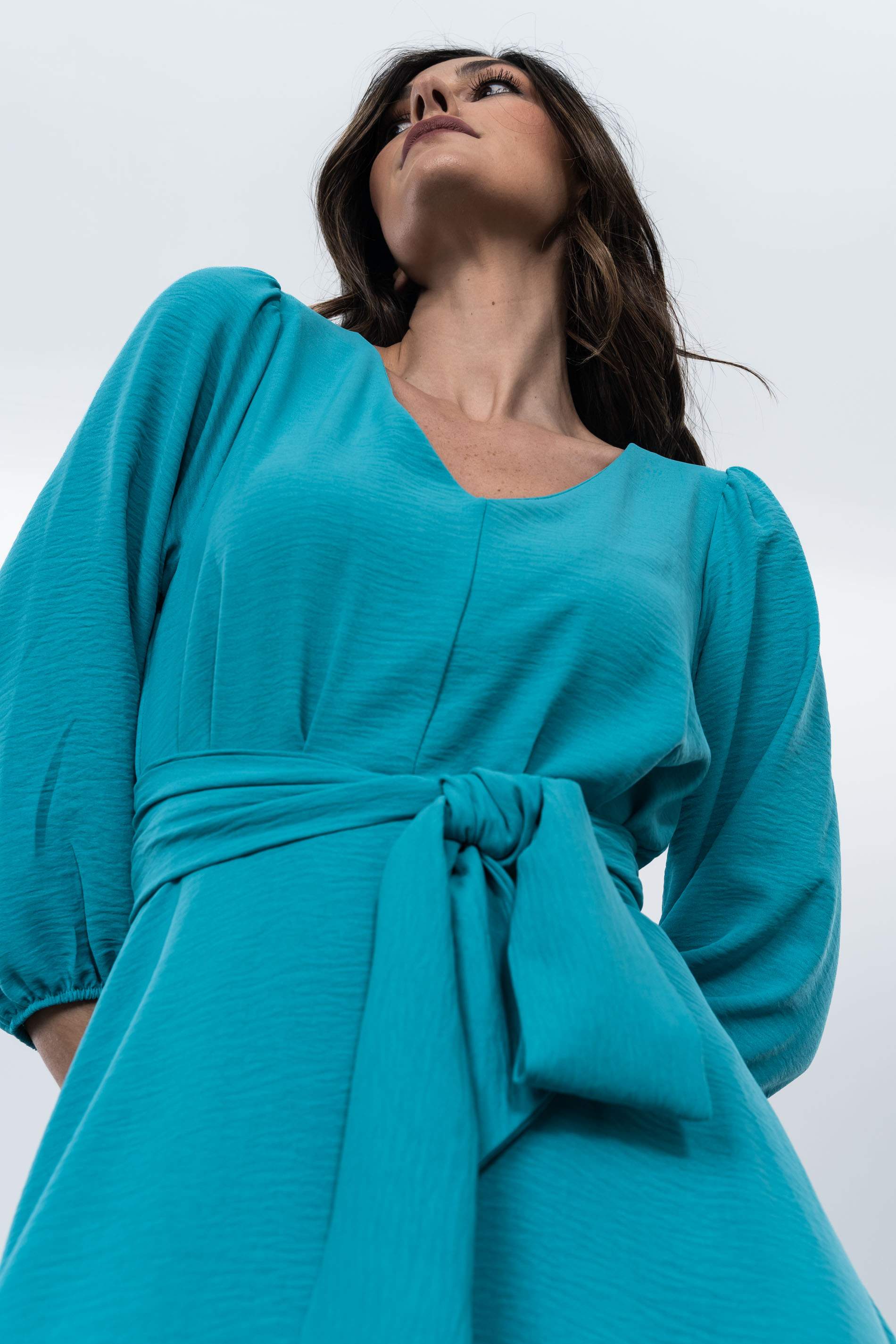 VESTIDO VUELO CINTURÓN