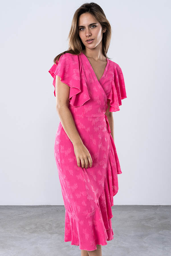 VESTIDO TEJIDO FLOCADO