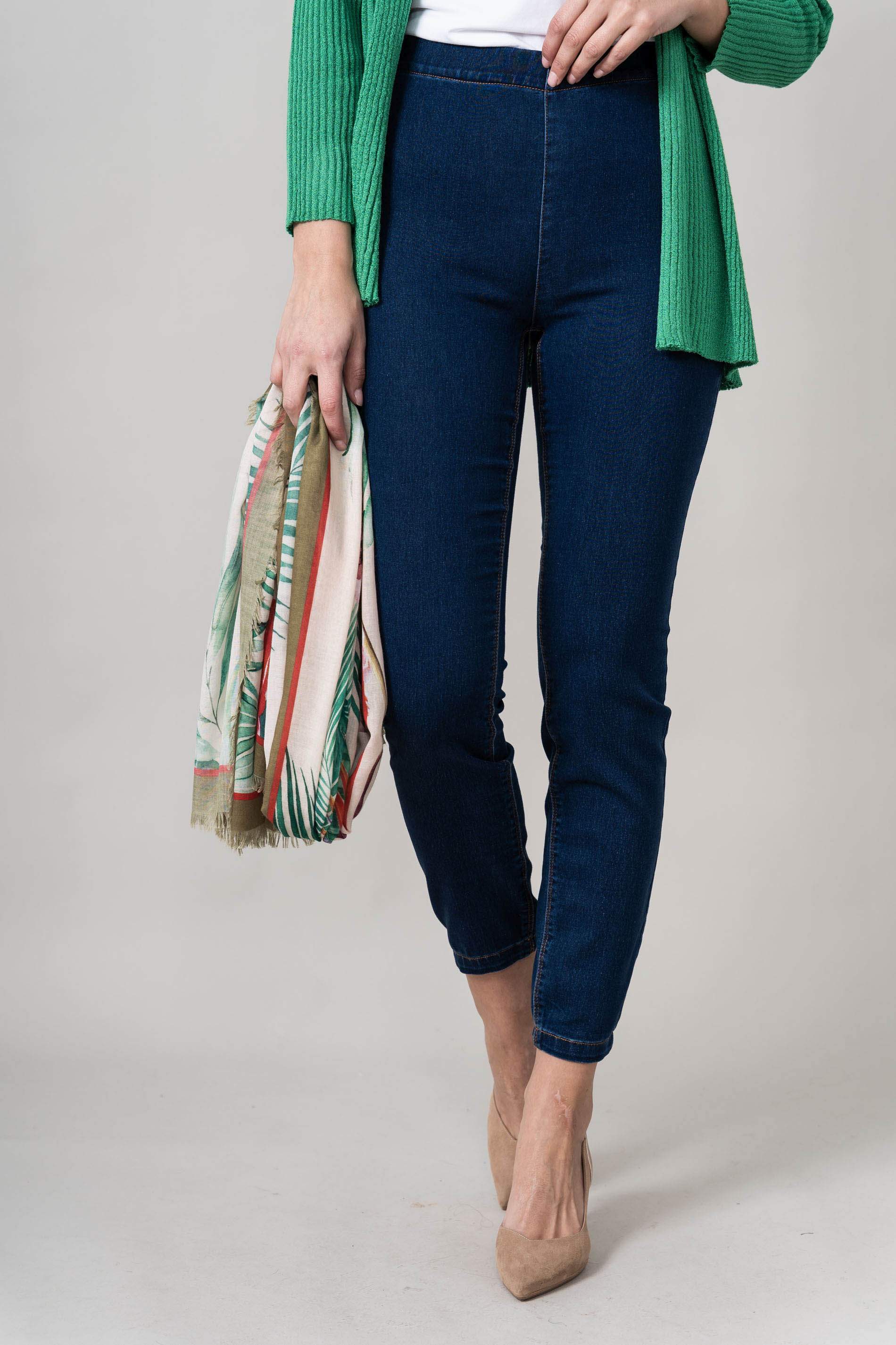 PANTALON VAQUERO GOMA CINTURA - Precchio