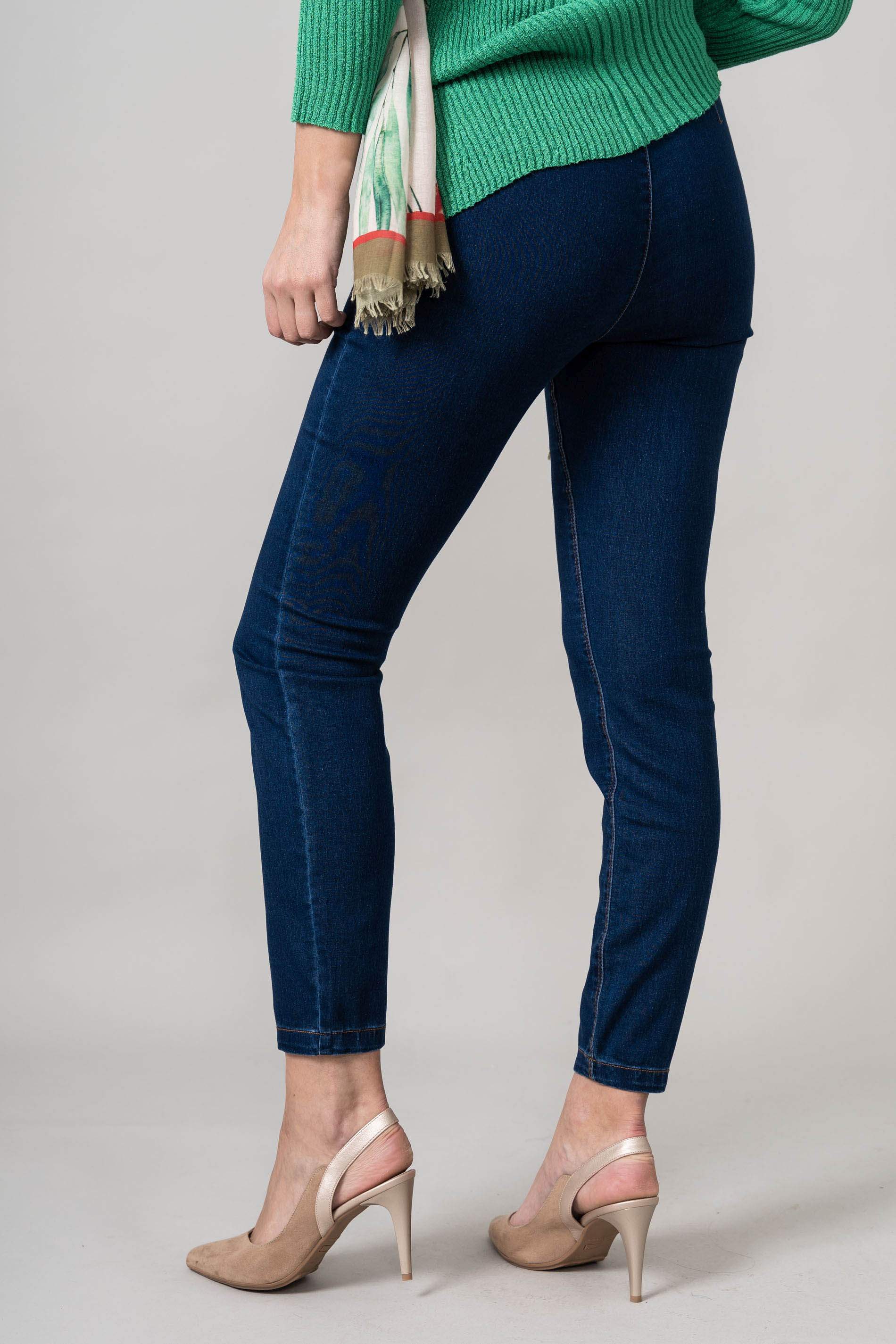 PANTALON VAQUERO GOMA CINTURA - Precchio