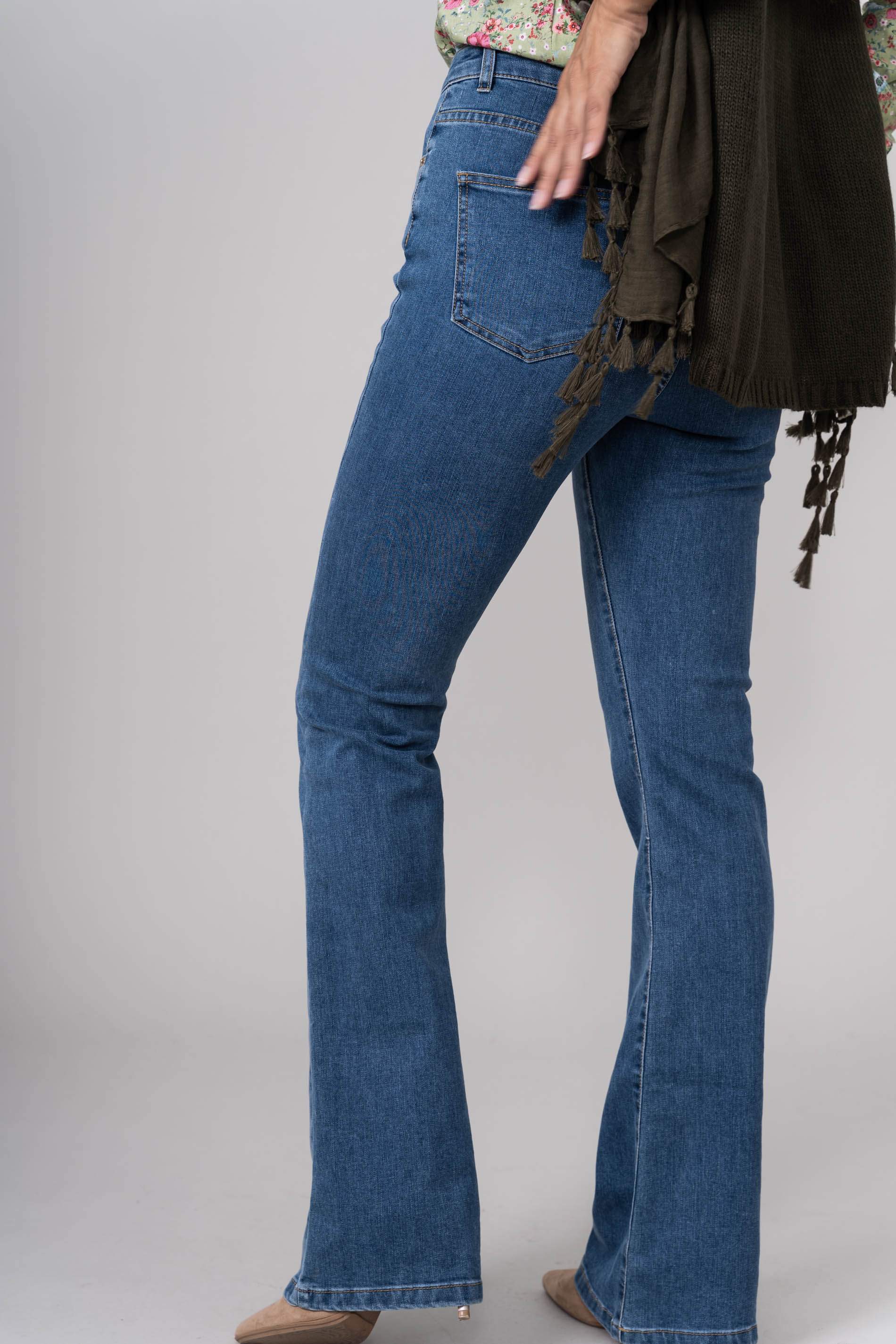 PANTALON VAQUERO ACAMPANADO - Precchio