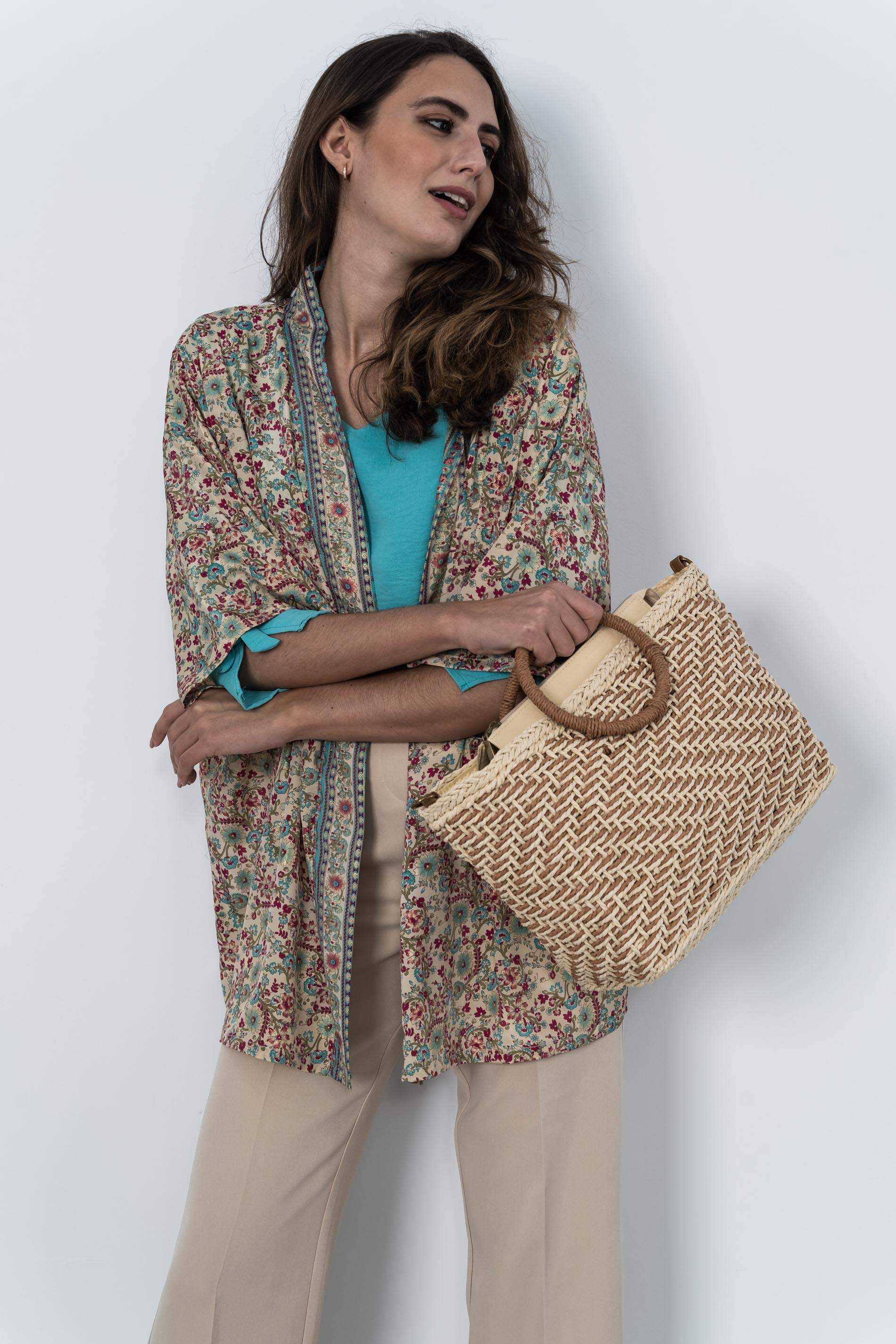 KIMONO ESTAMPADO SEDA