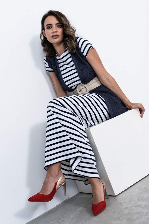 VESTIDO RAYAS ALGODÓN