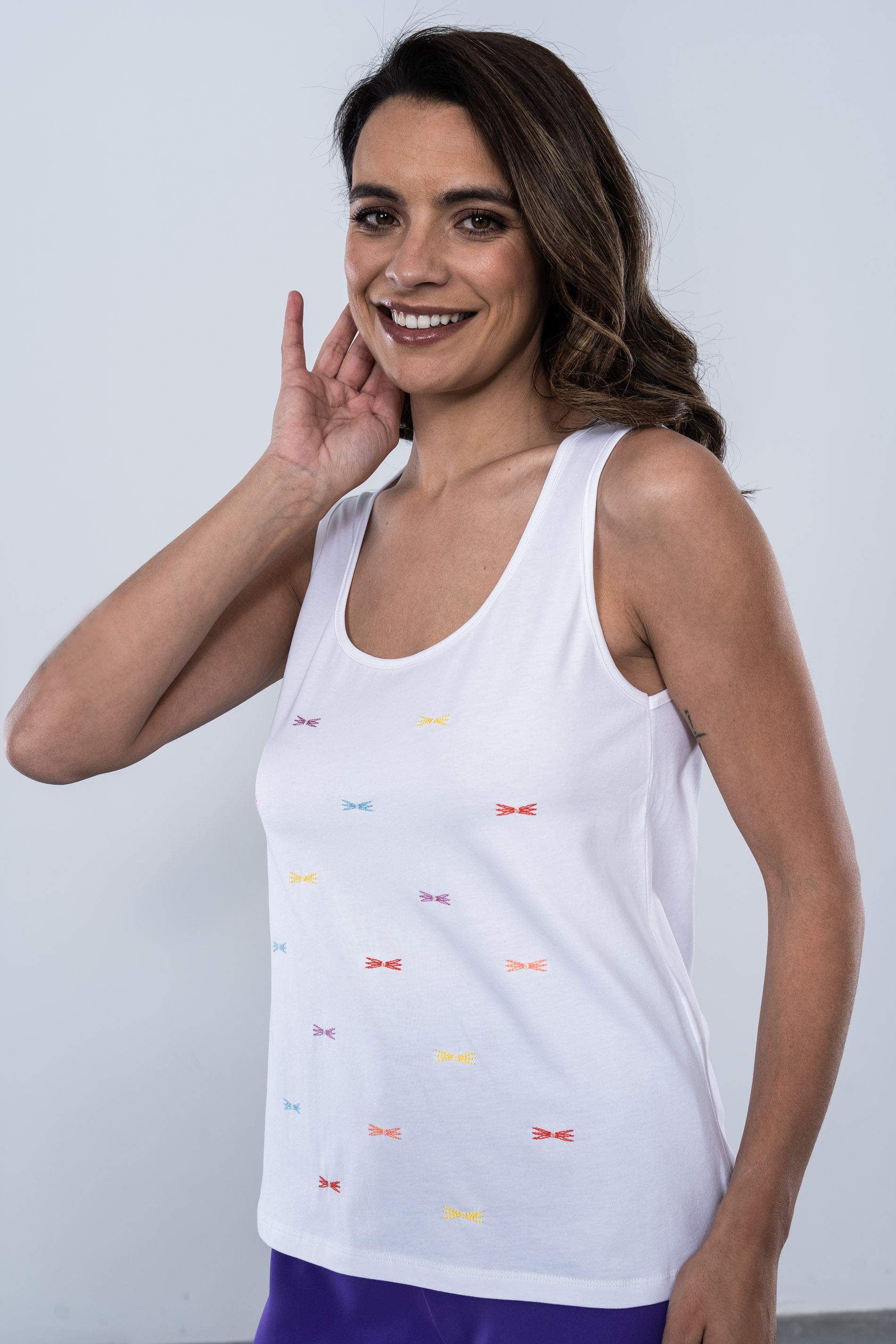 CAMISETA PAJARITAS COLORES MS