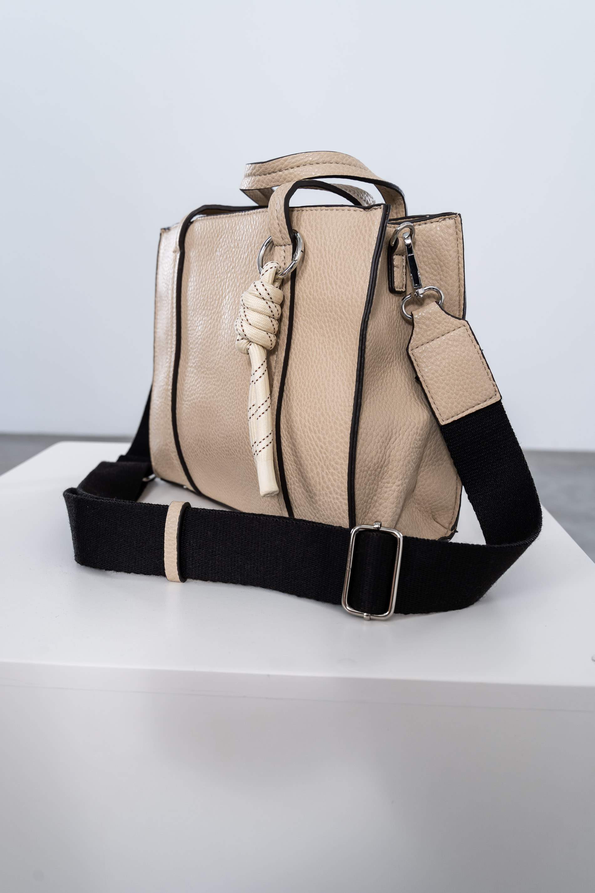 BOLSO DOBLE ASA BEIGE