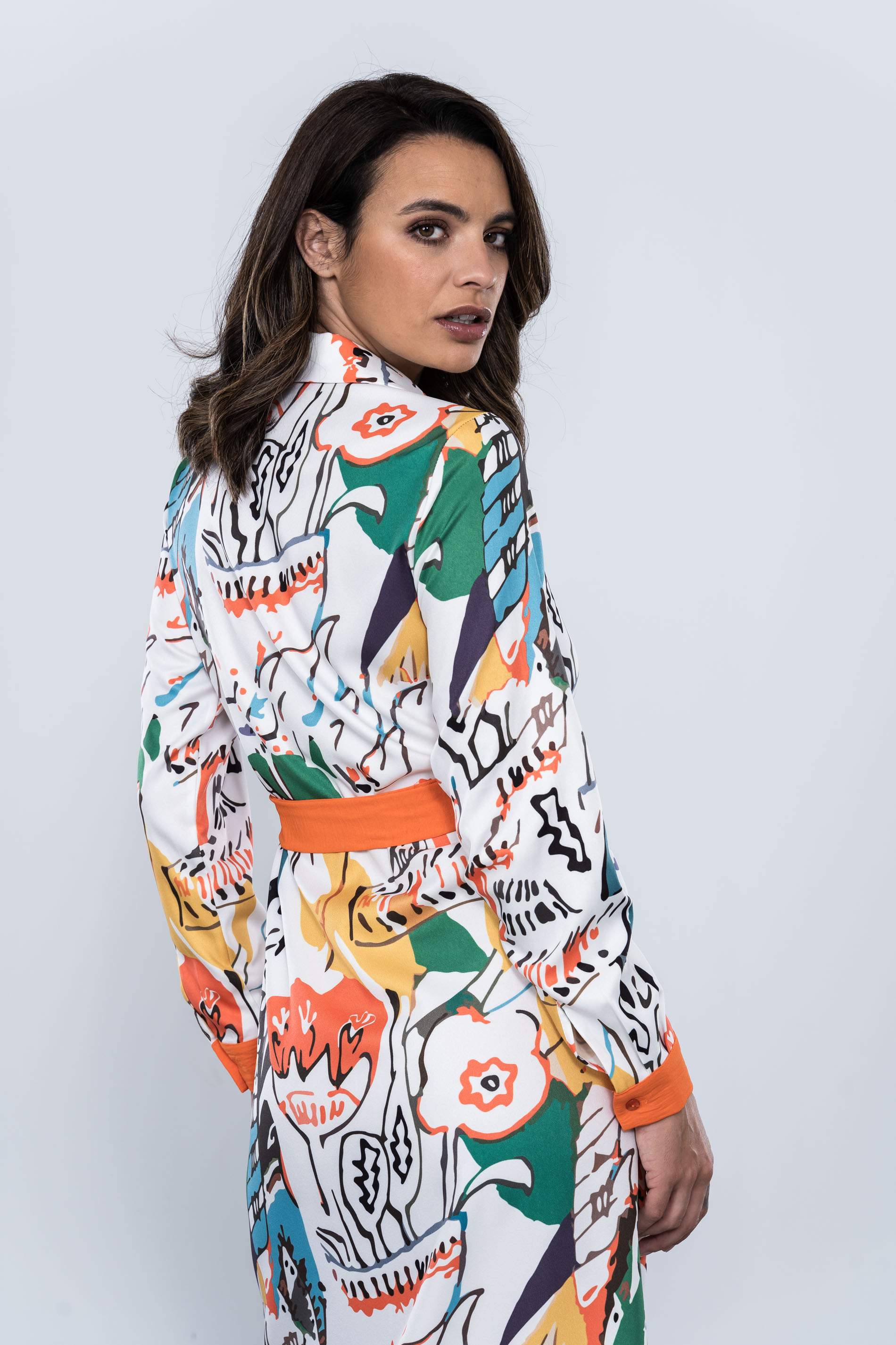 VESTIDO CAMISERO LIENZO