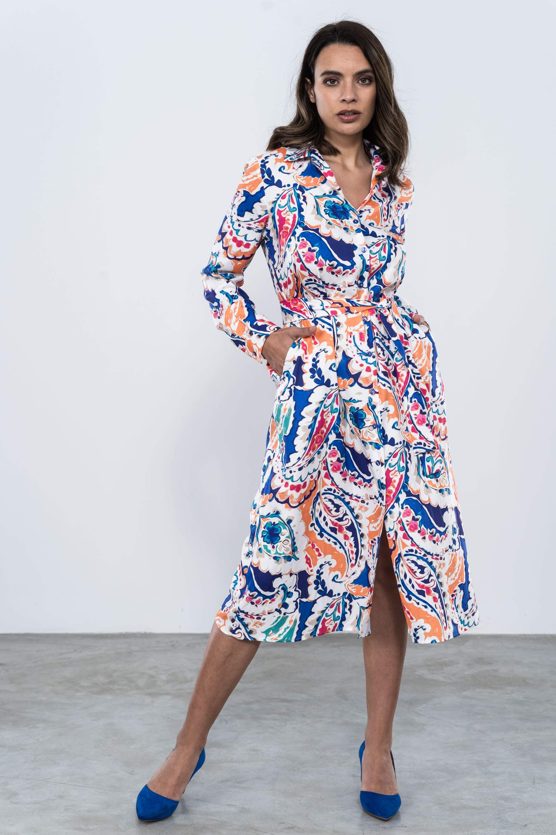 VESTIDO CAMISERO CACHEMIRE