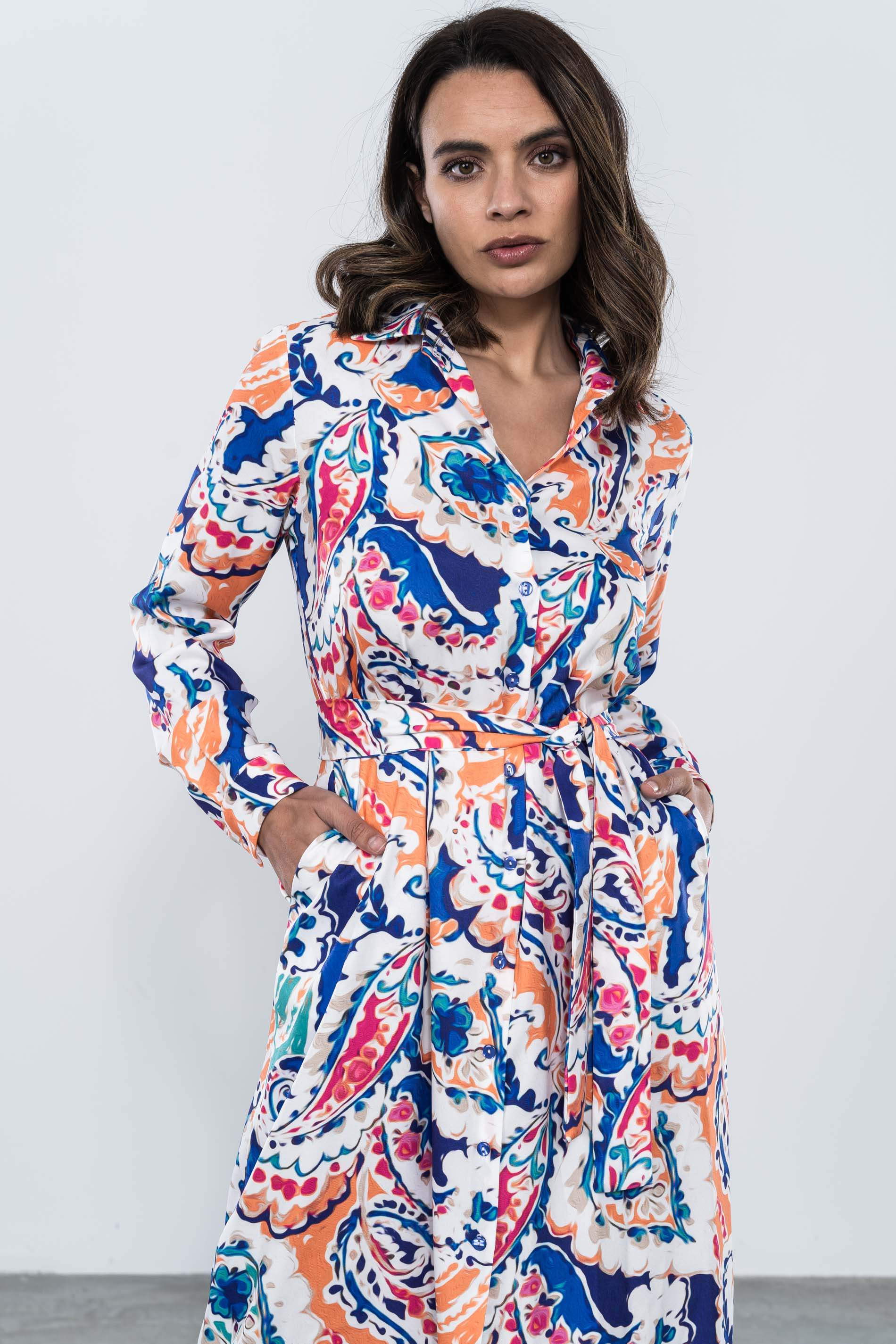 VESTIDO CAMISERO CACHEMIRE