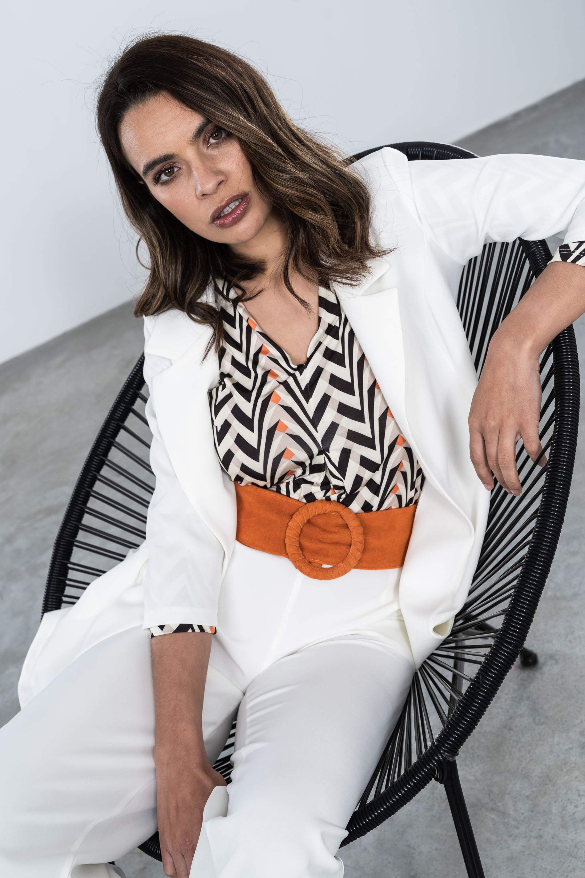 PANTALON VESTIR ANCHO BLANCO