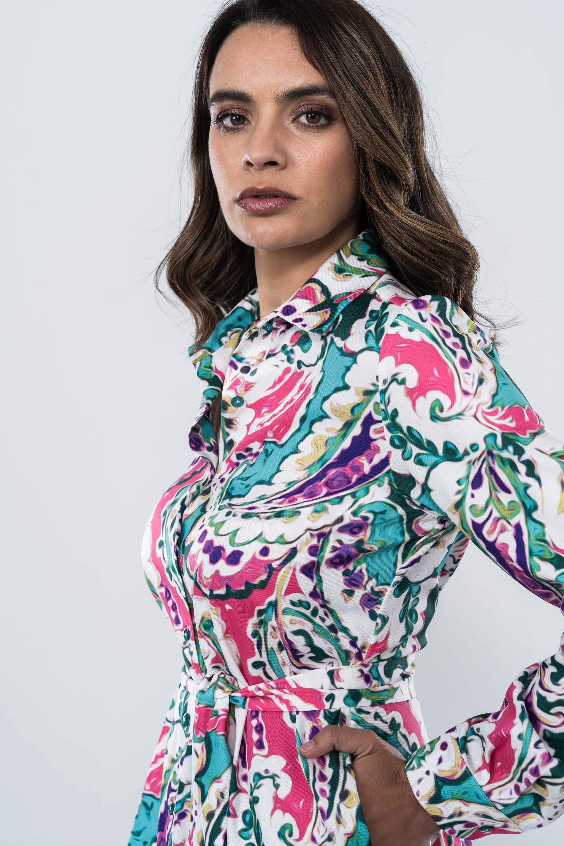 VESTIDO CAMISERO CACHEMIRE 