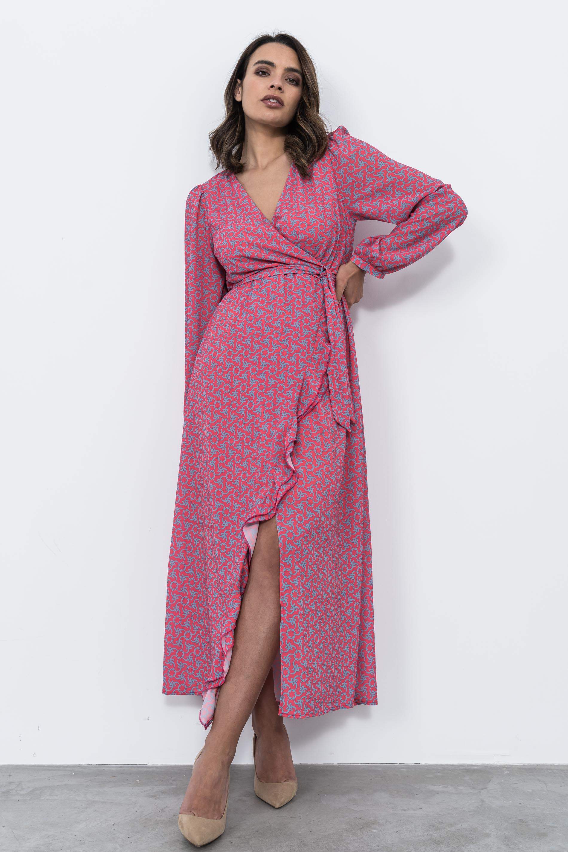 VESTIDO LARGO CRUZADO 