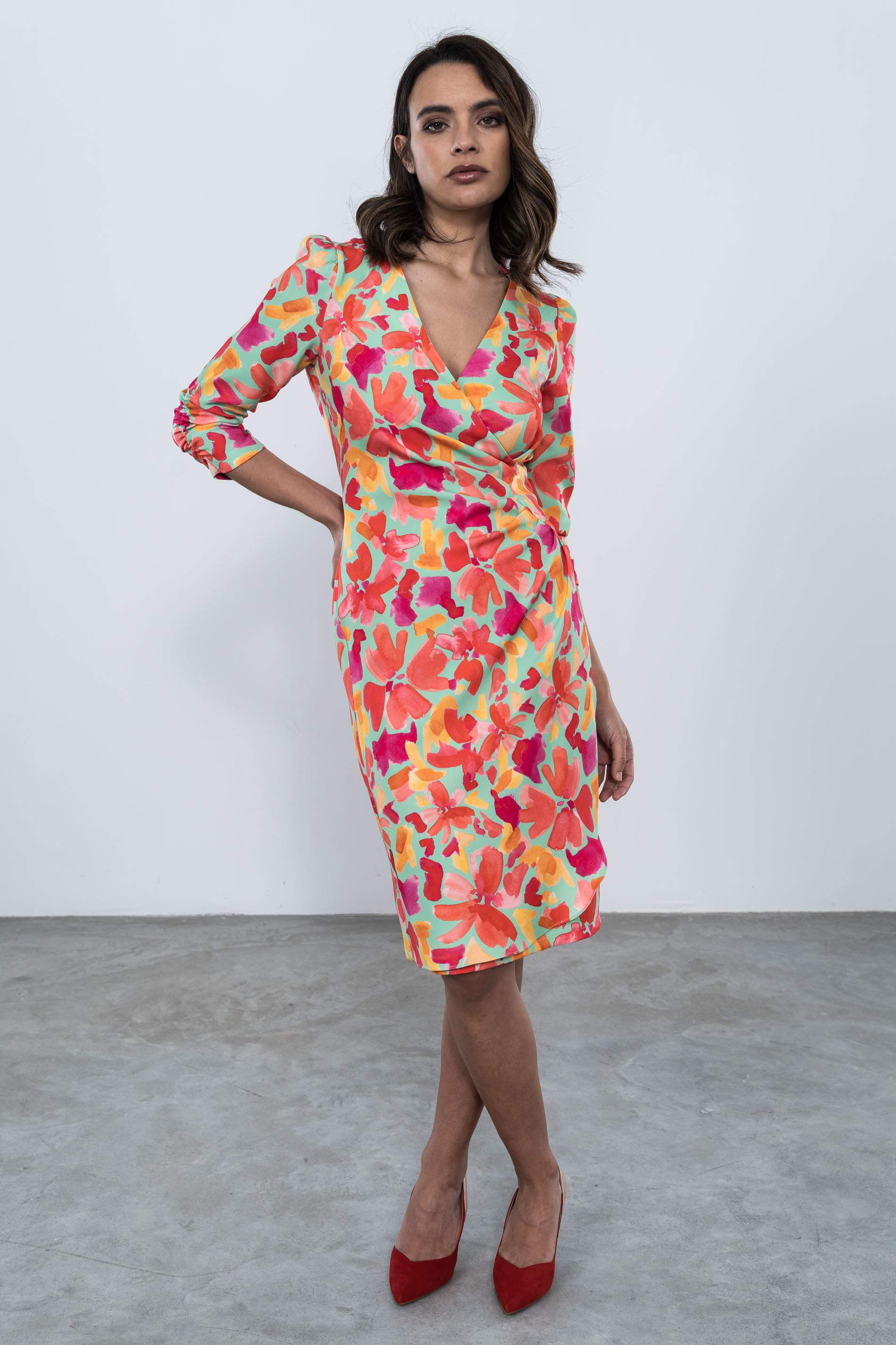 VESTIDO  FRUNCES CINTURA
