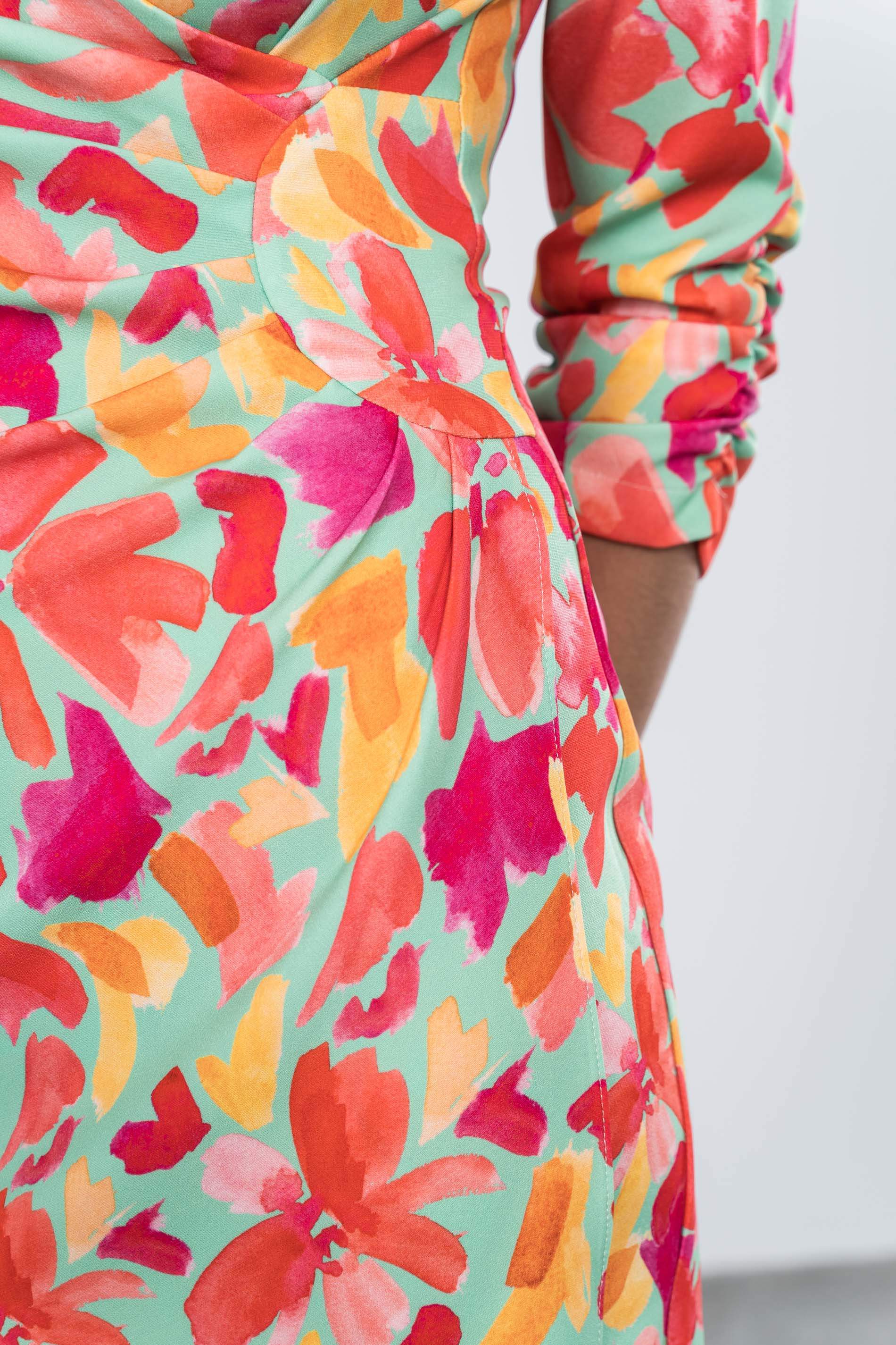VESTIDO FRUNCES CINTURA