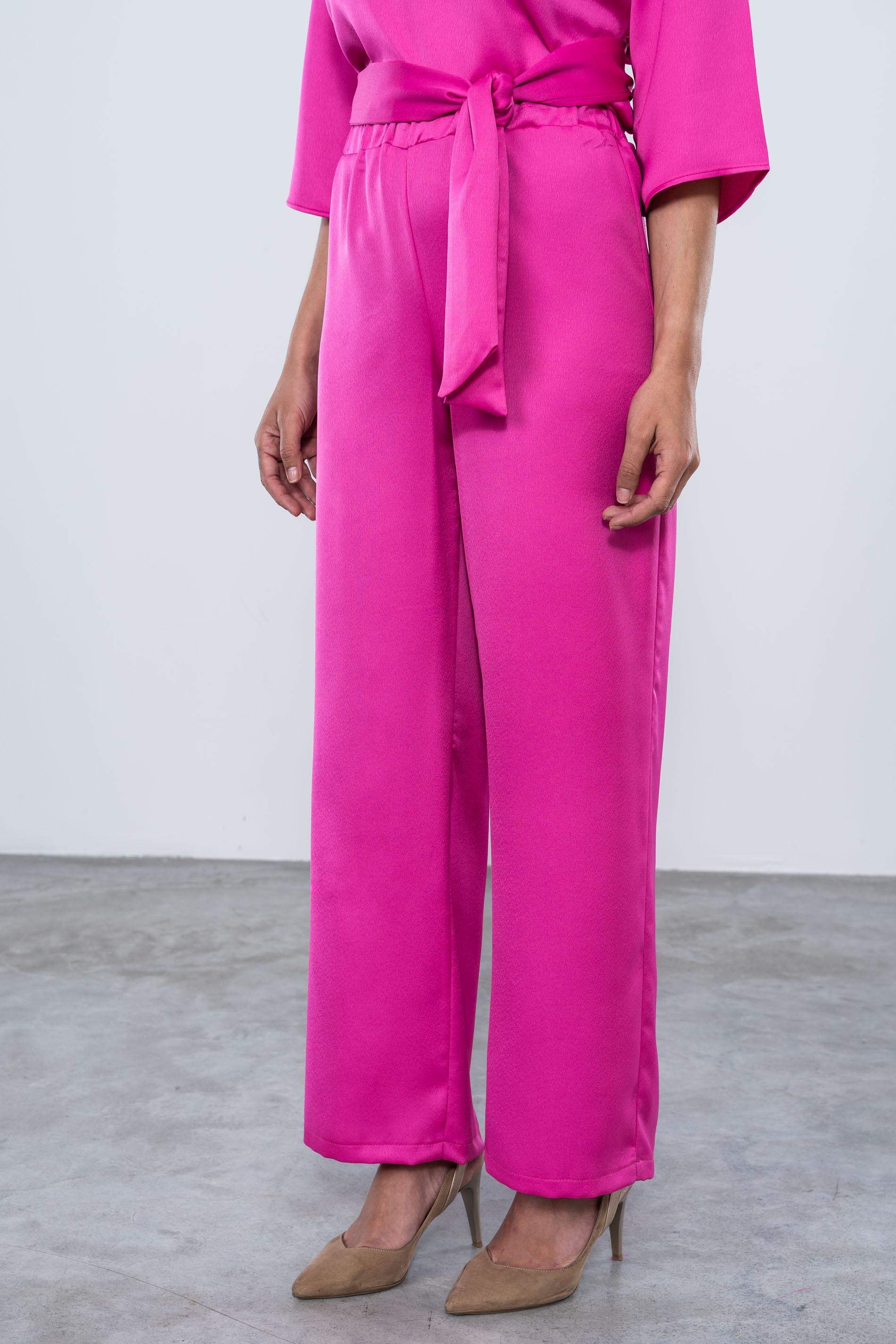 PANTALON SATINADO VESTIR BUGANVILLA