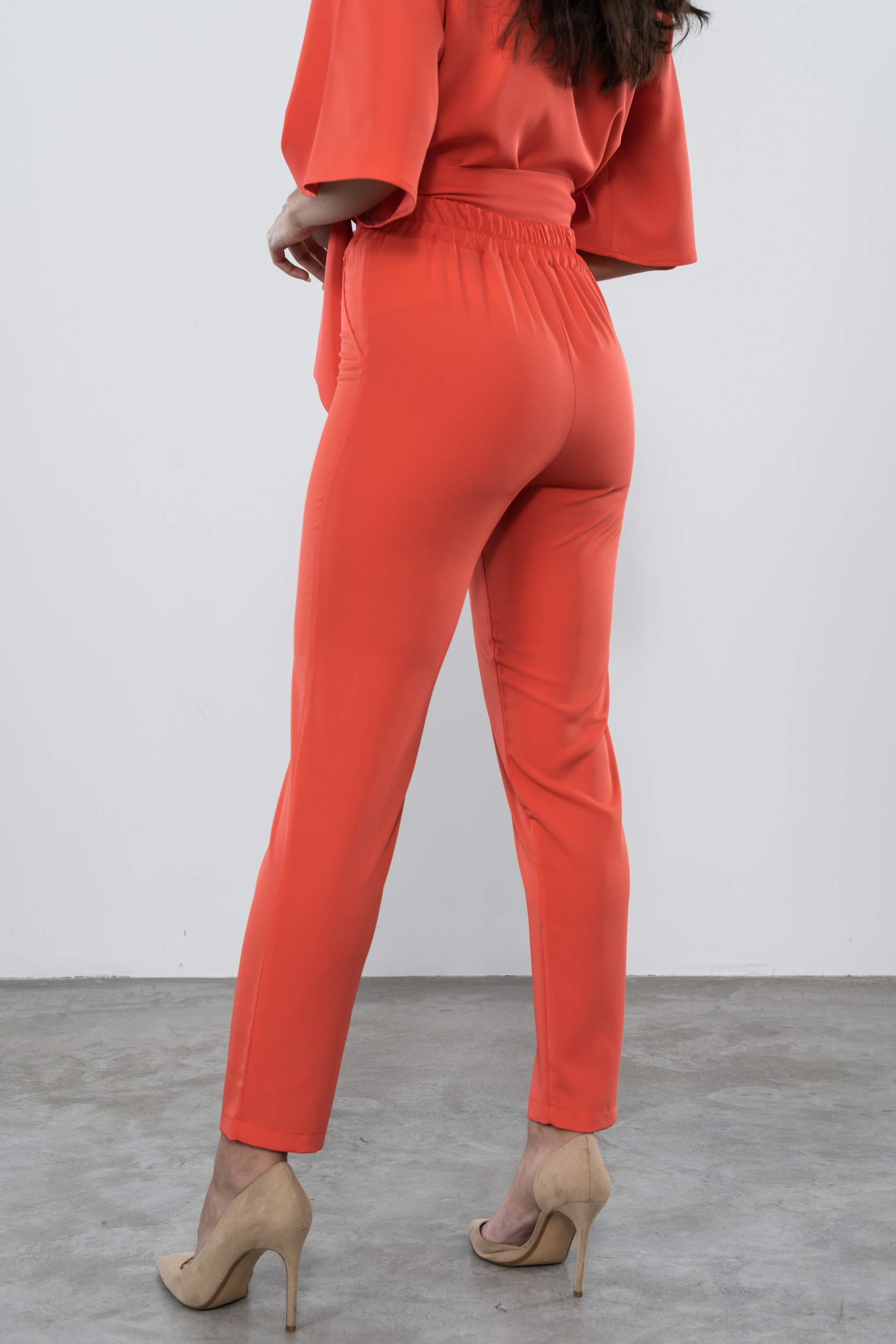 PANTALON VESTIR GOMA CORAL