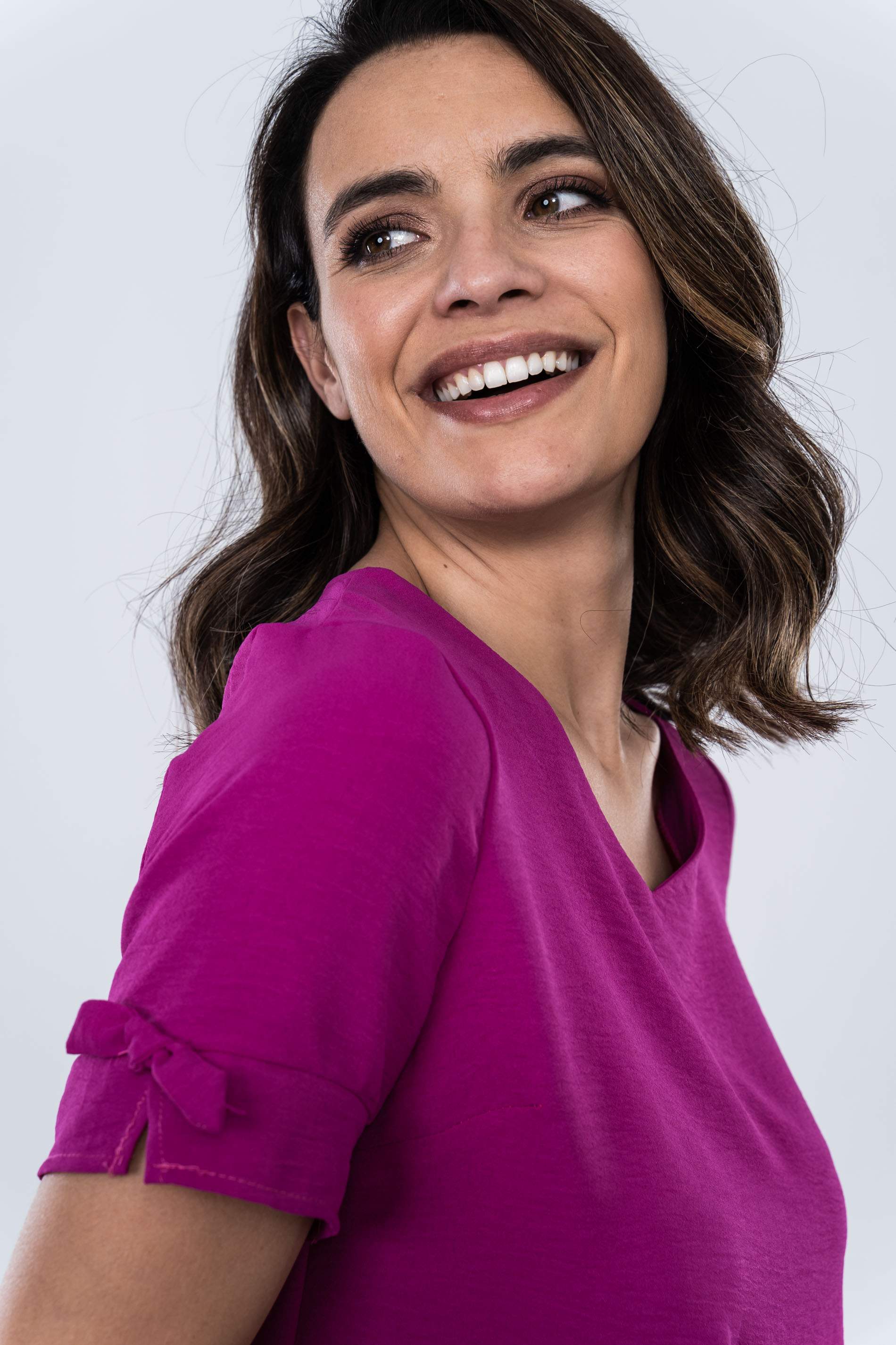 BLUSA LACITOS MANGA CORTA BUGANVILLA