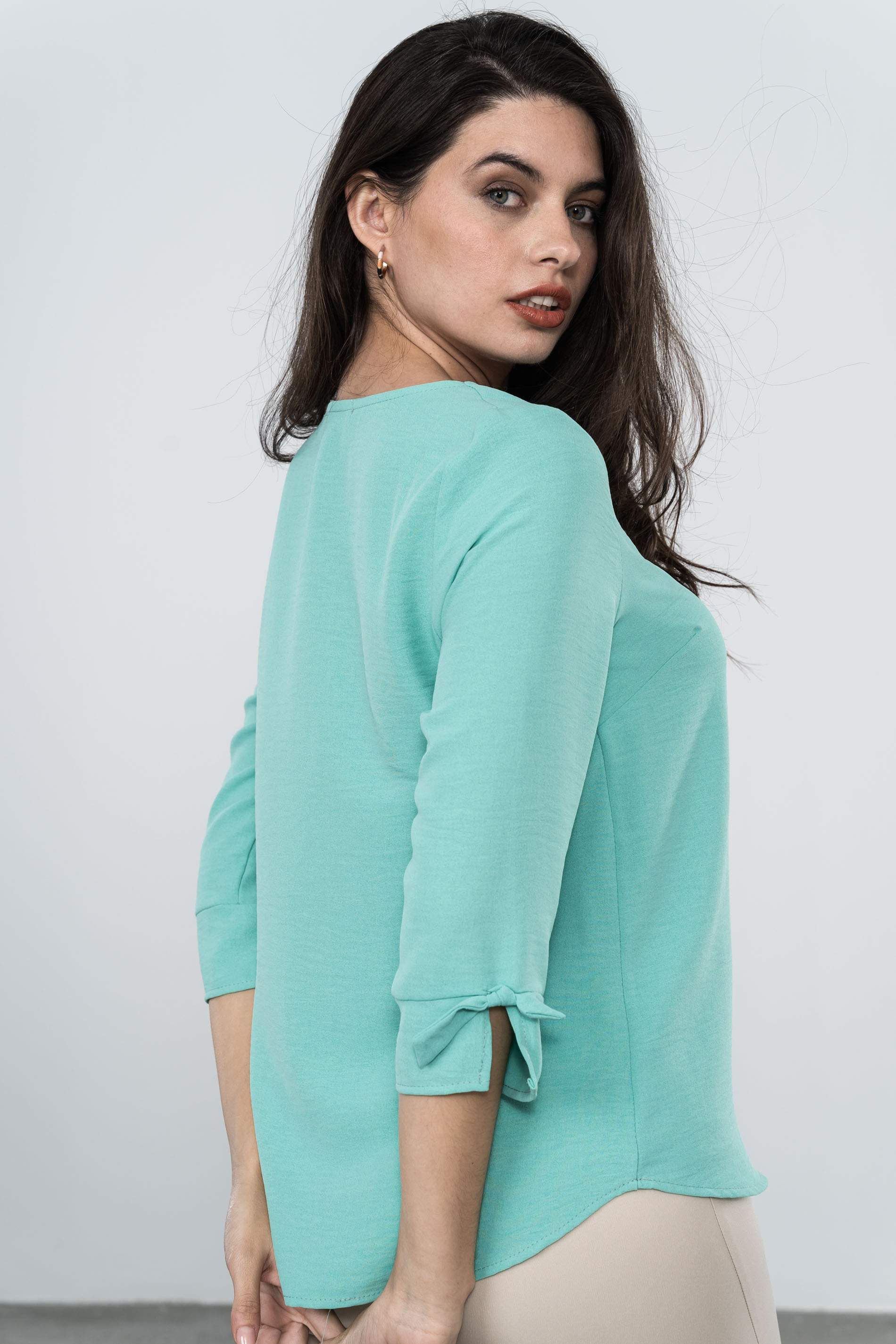 BLUSA MANGA LAZADA AGUA