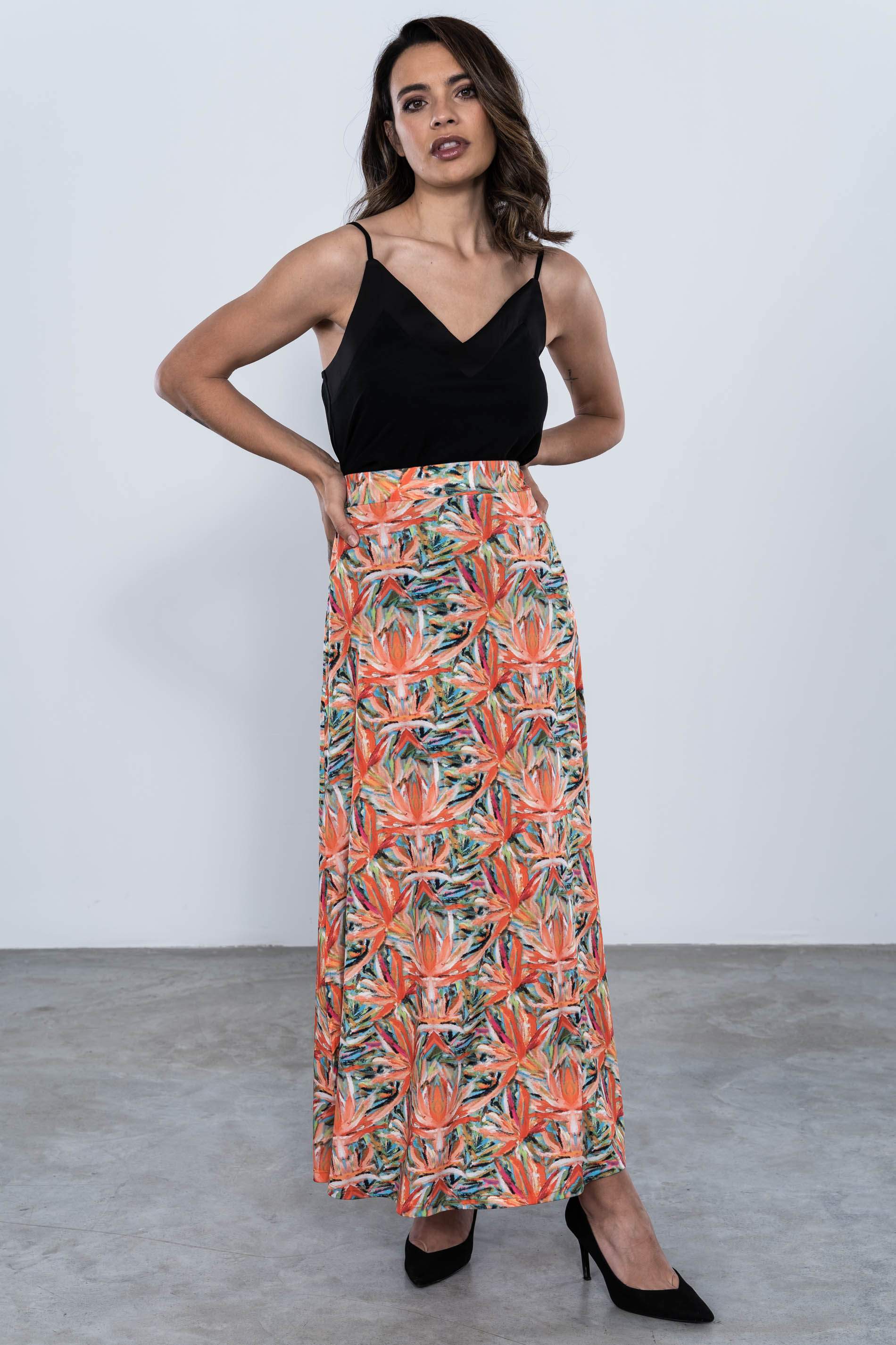 TOP LENCERO COMBINADO SATEN NEGRO