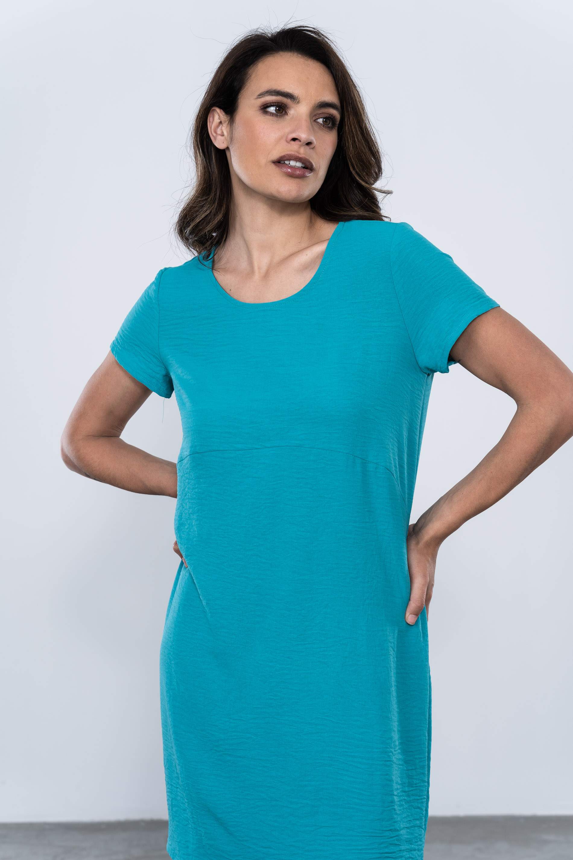 VESTIDO HOLGADO MC AGUA