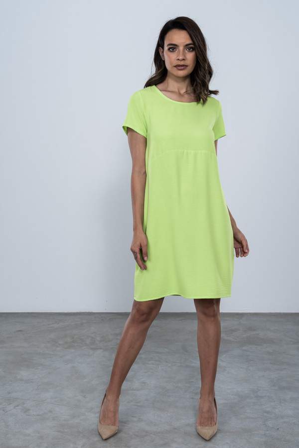 VESTIDO HOLGADO MC PISTACHO