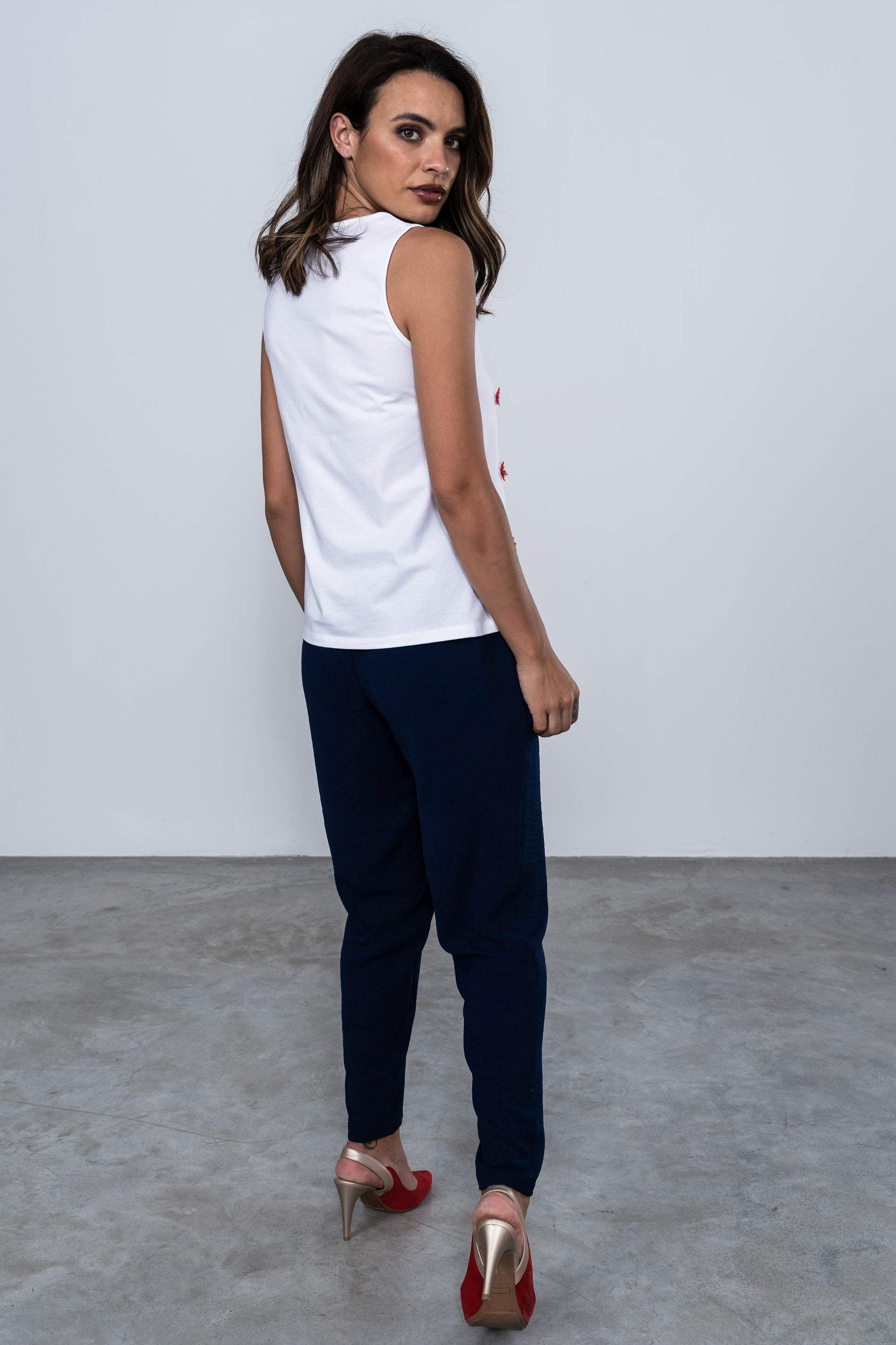PANTALON HOLGADO CORDON MARINO