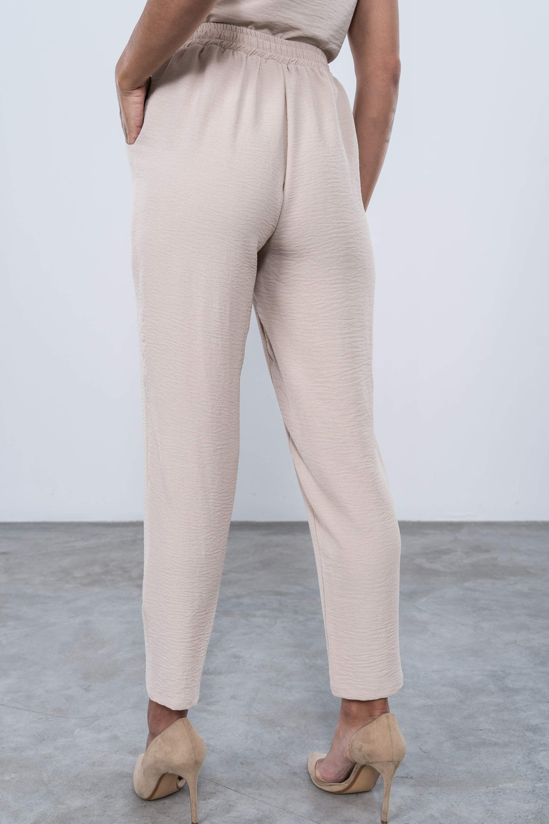 PANTALON HOLGADO CORDON BEIGE
