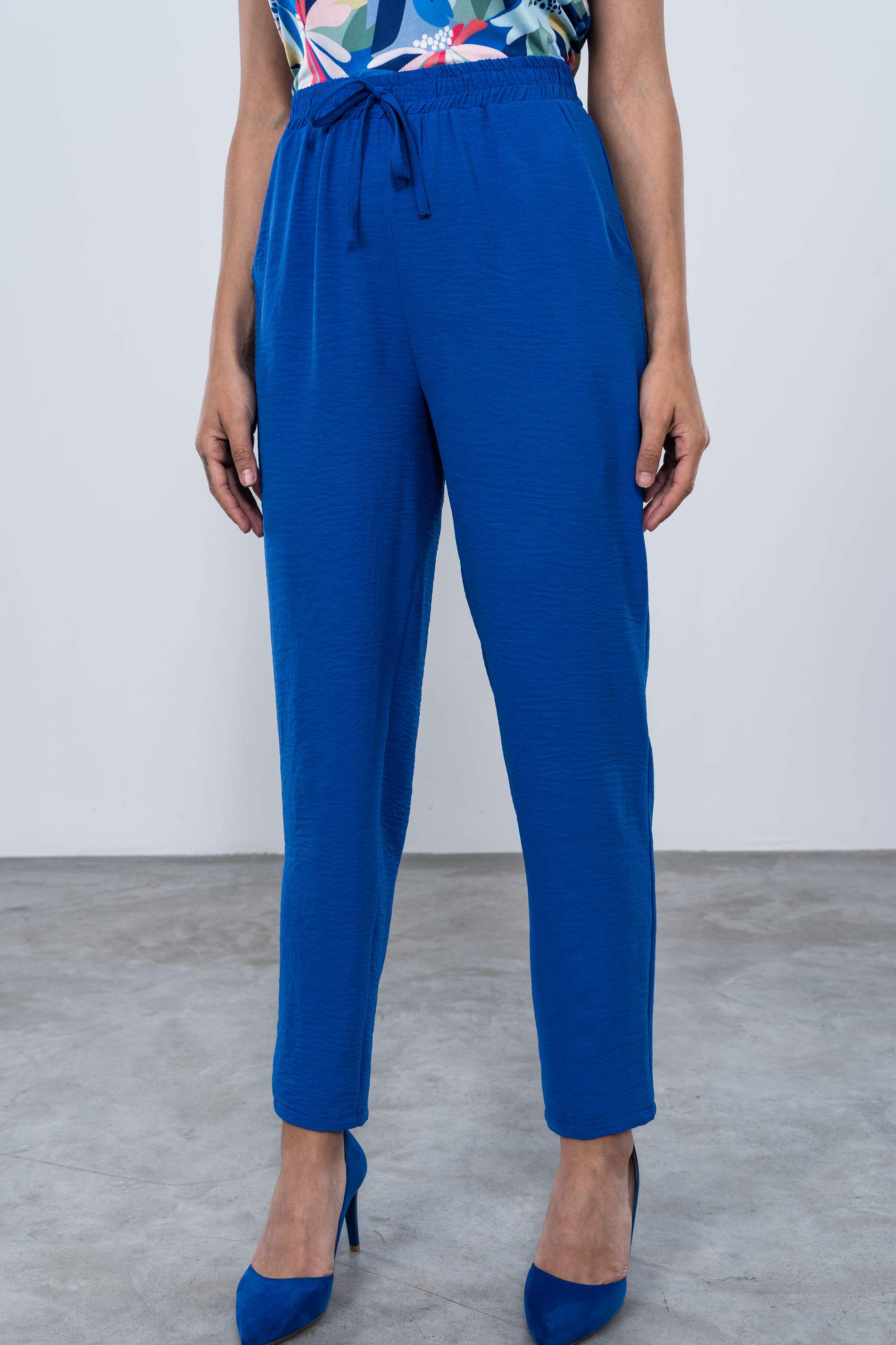 PANTALON HOLGADO CORDON TINTA