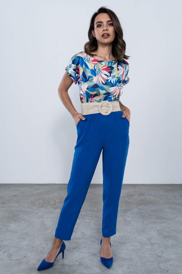 PANTALON HOLGADO CORDON TINTA