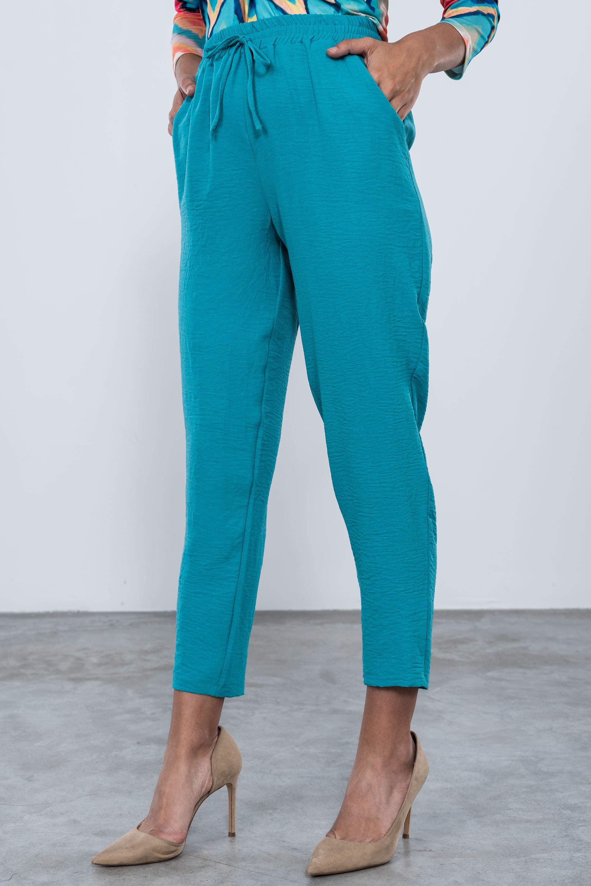 PANTALON HOLGADO CORDON AGUA