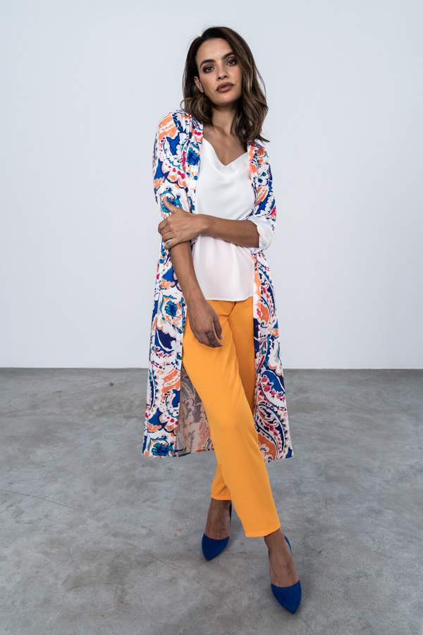 PANTALON HOLGADO CORDON NARANJA