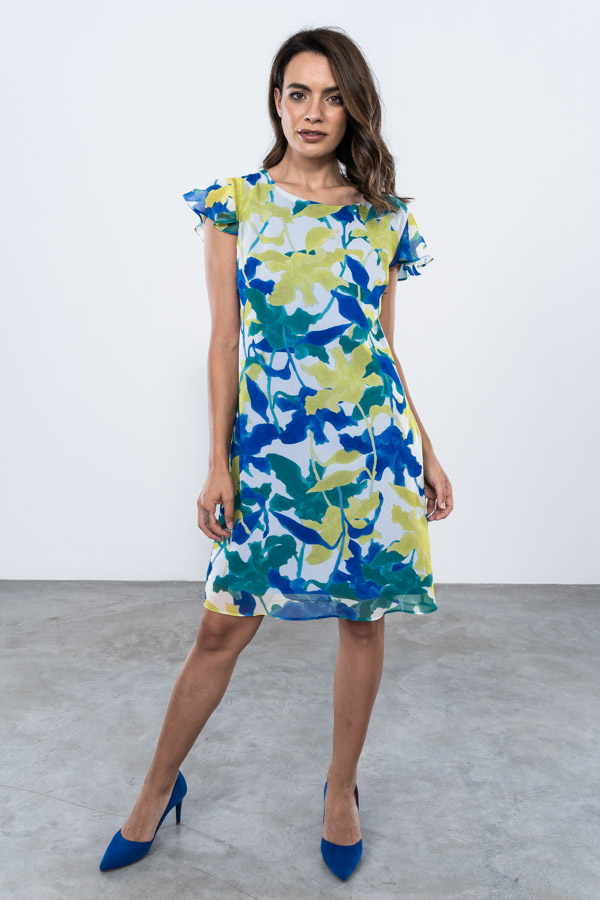 VESTIDO GASA FLORAL
