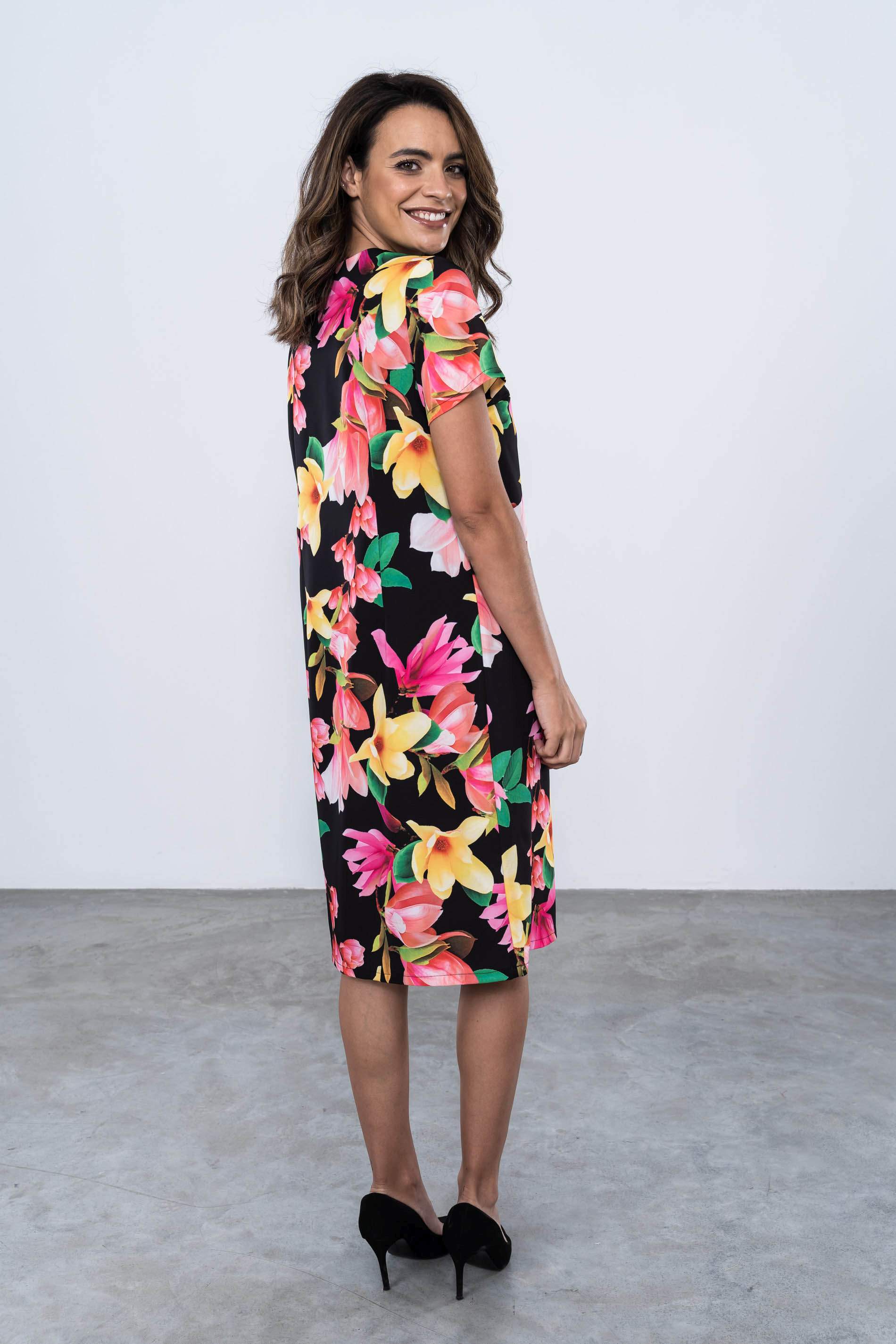 VESTIDO RECTO FLORAL