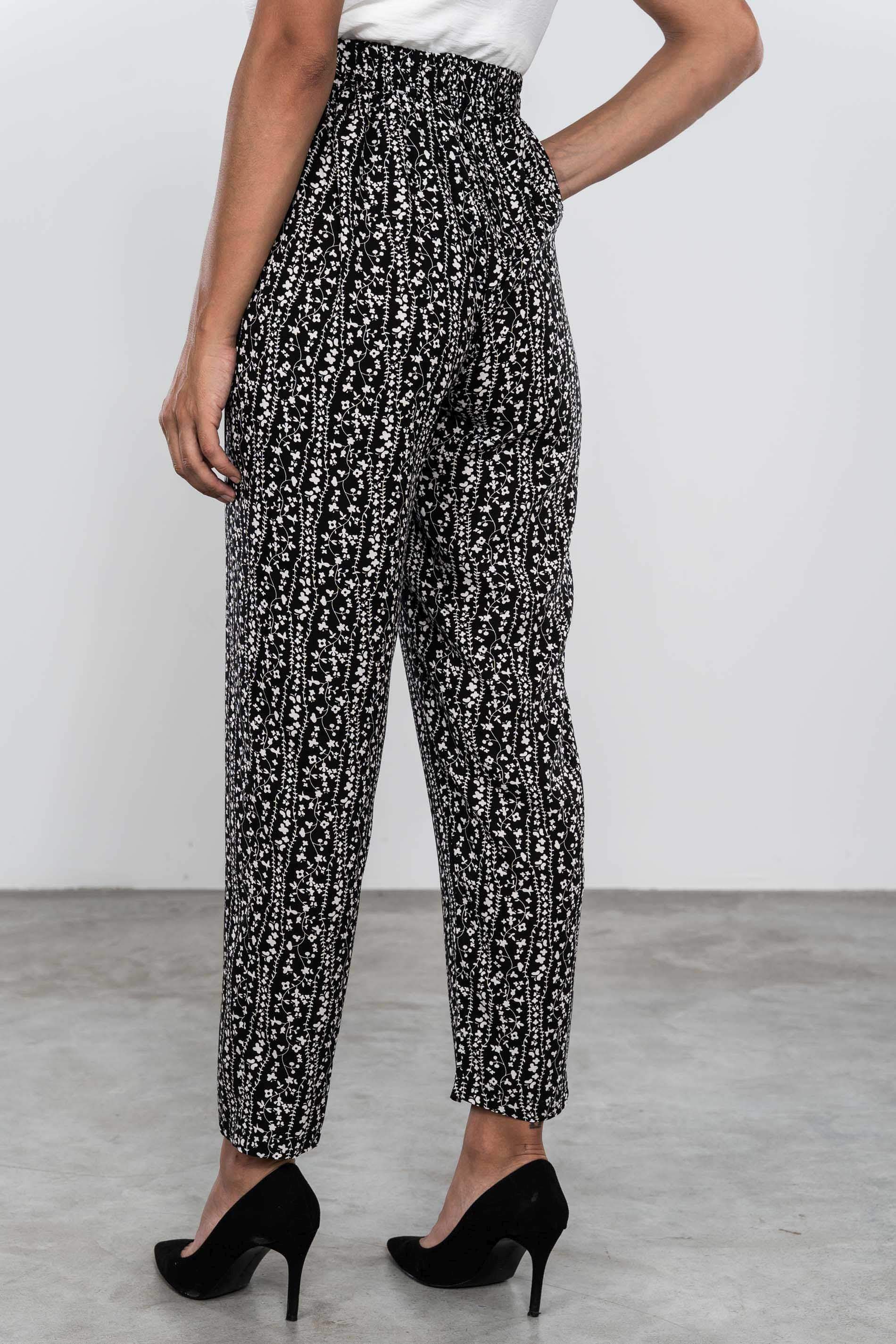 PANTALON HOLGADO RAMAS FLOR