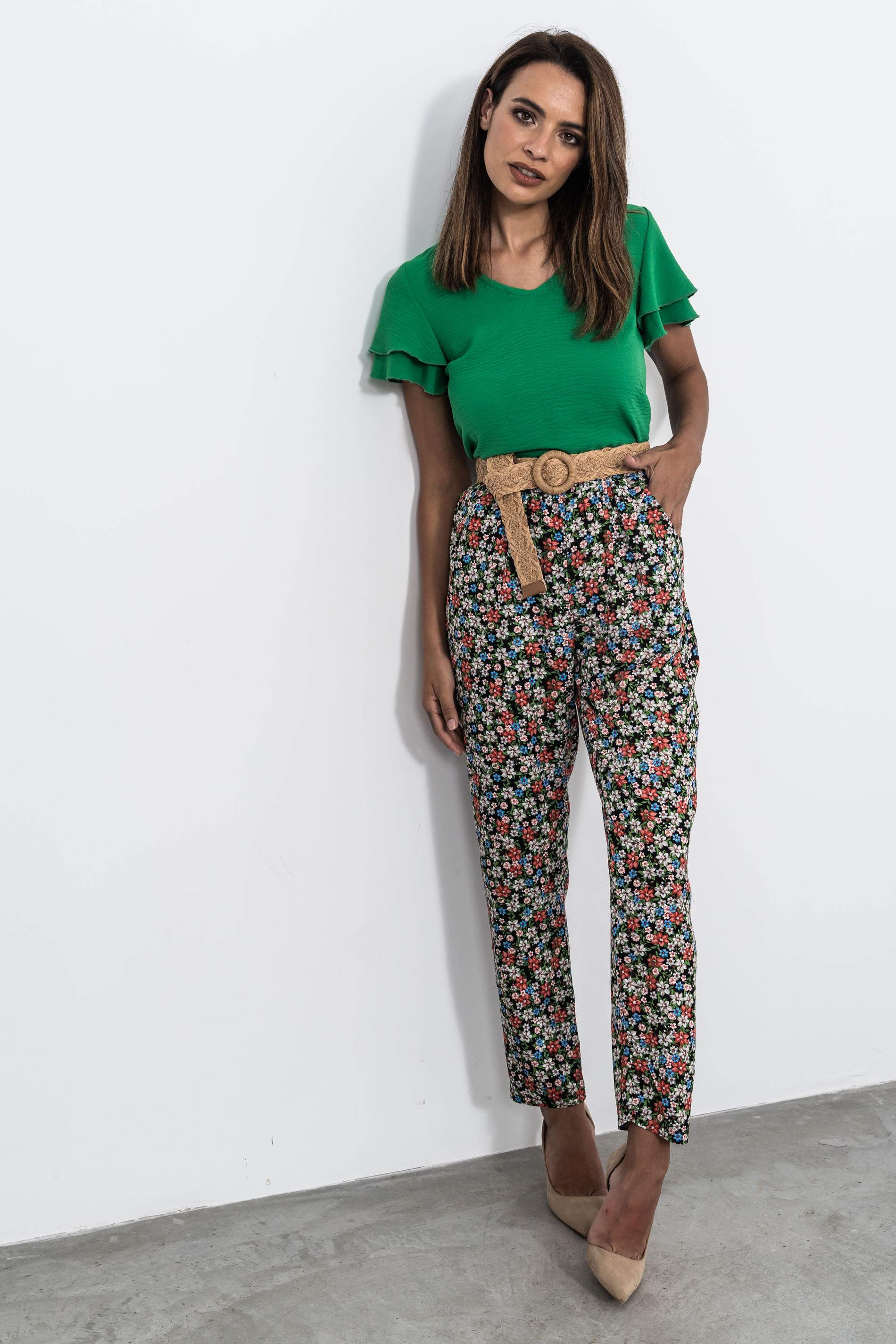 PANTALON HOLGADO FLORES 