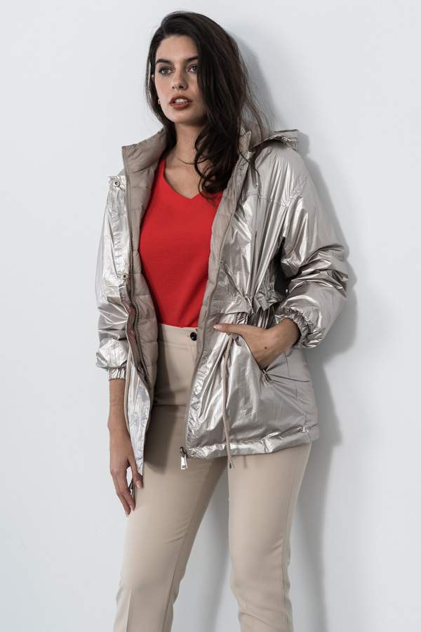 PANTALON VESTIR GOMA CINTURA BEIGE