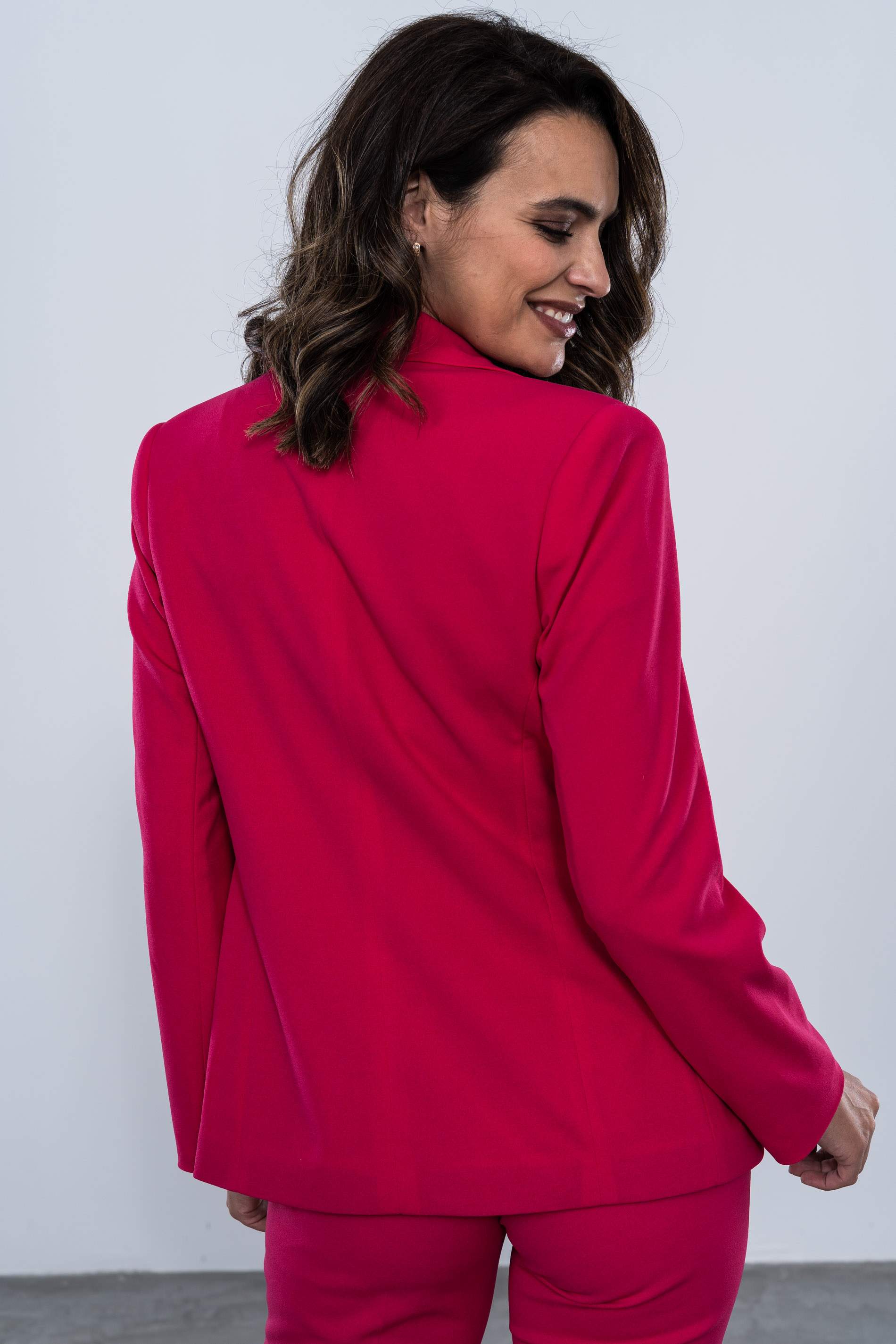AMERICANA UN BOTON FUCSIA