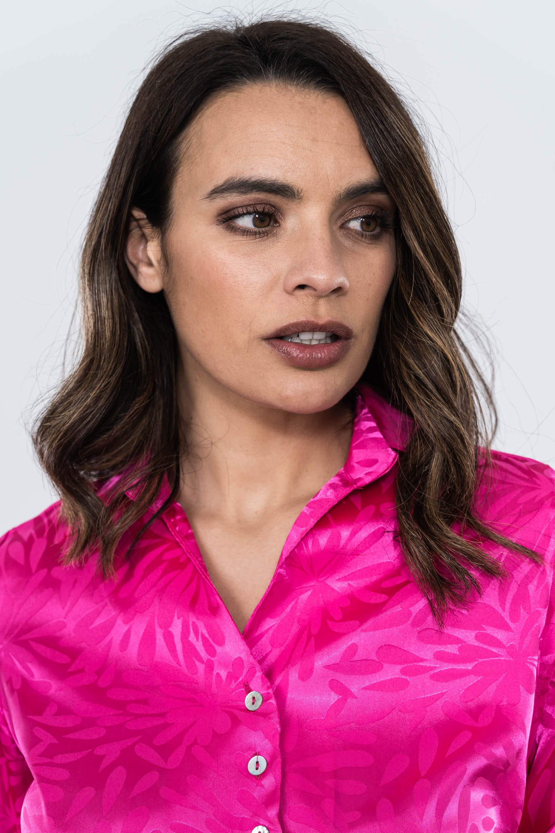 BLUSA TABLA SATINADA FANTASIA