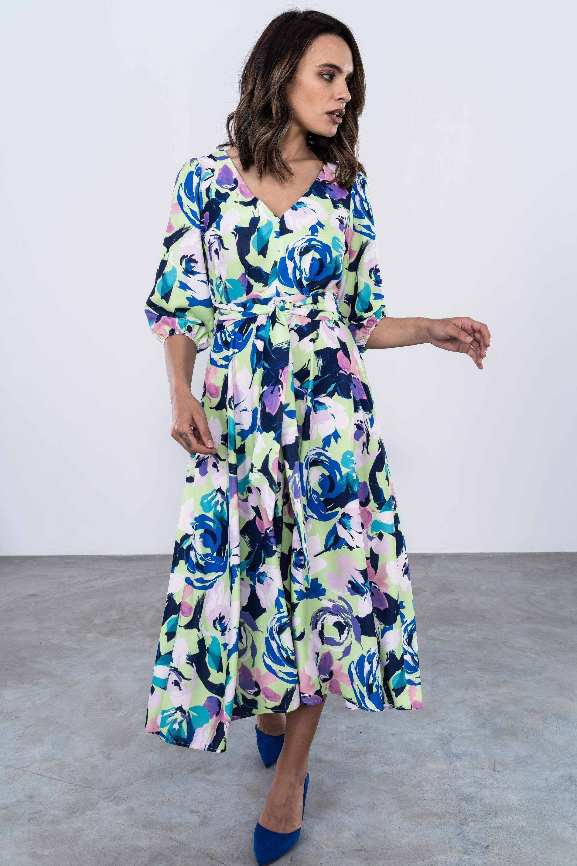 VESTIDO VUELO ESTAMPADO FLORAL