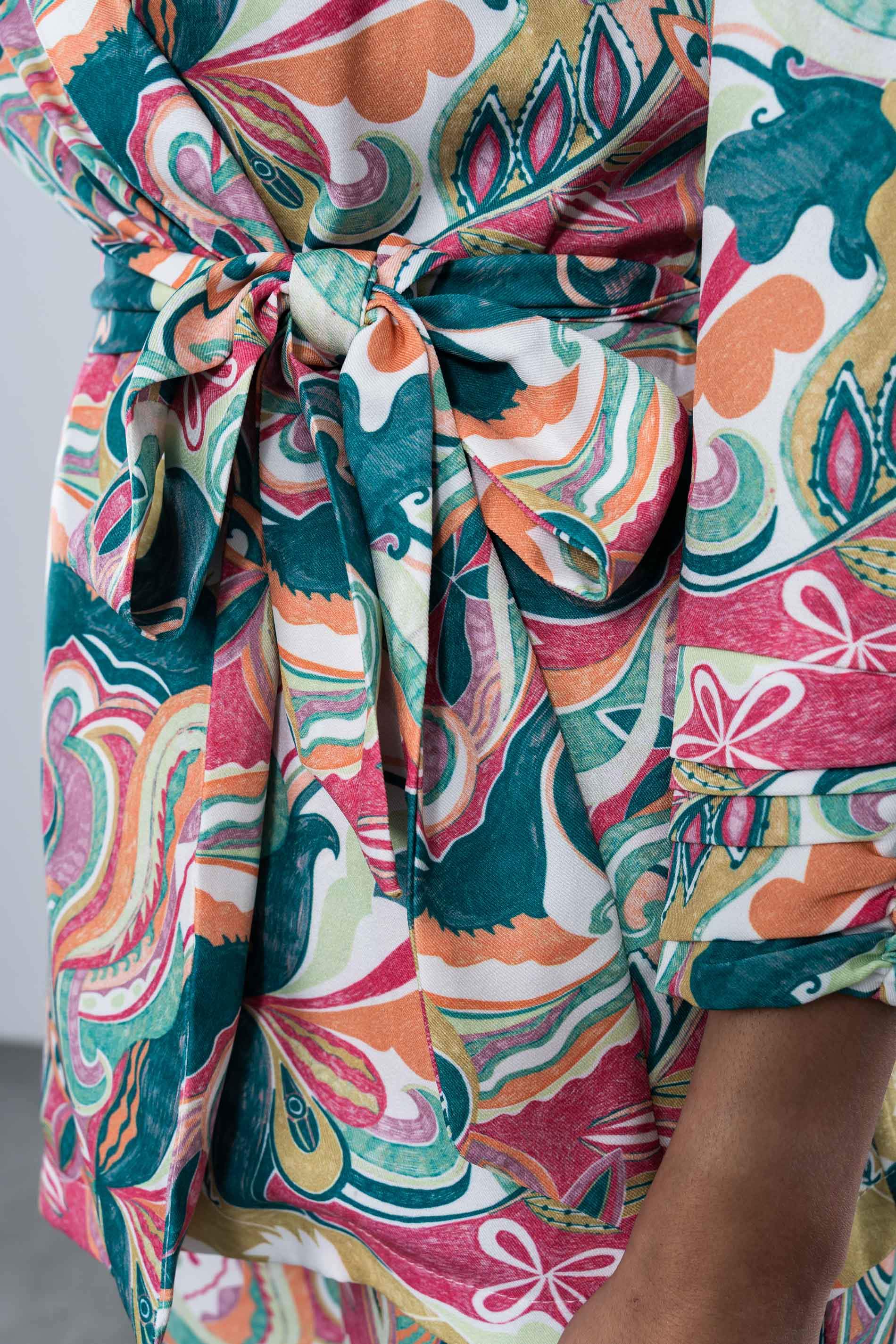 CHAQUETA CACHEMIRE CINTURON