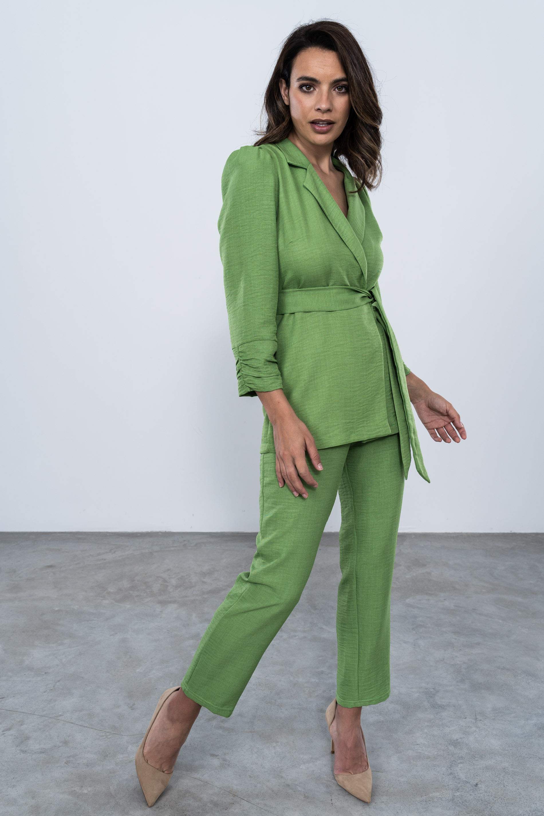 PANTALON HOLGADO BOLSILLOS VERDE
