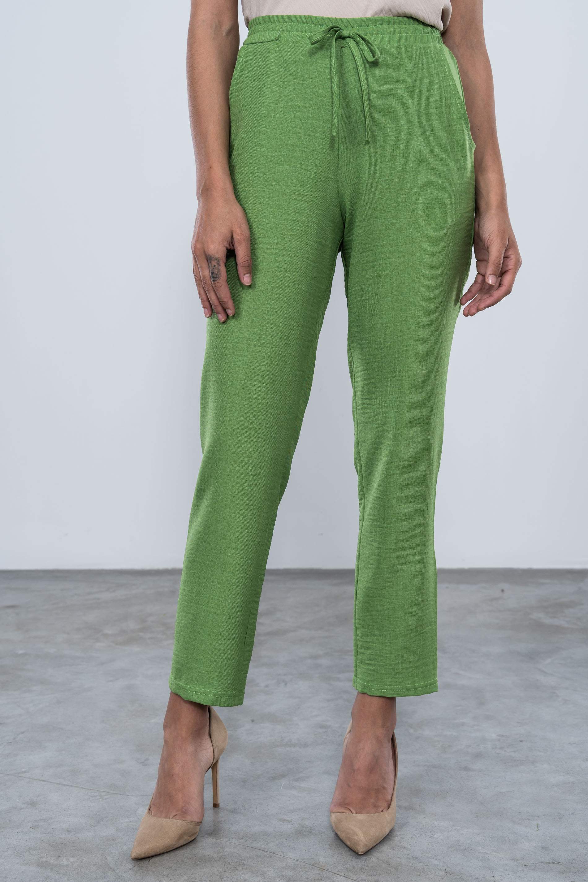 PANTALON HOLGADO BOLSILLOS VERDE