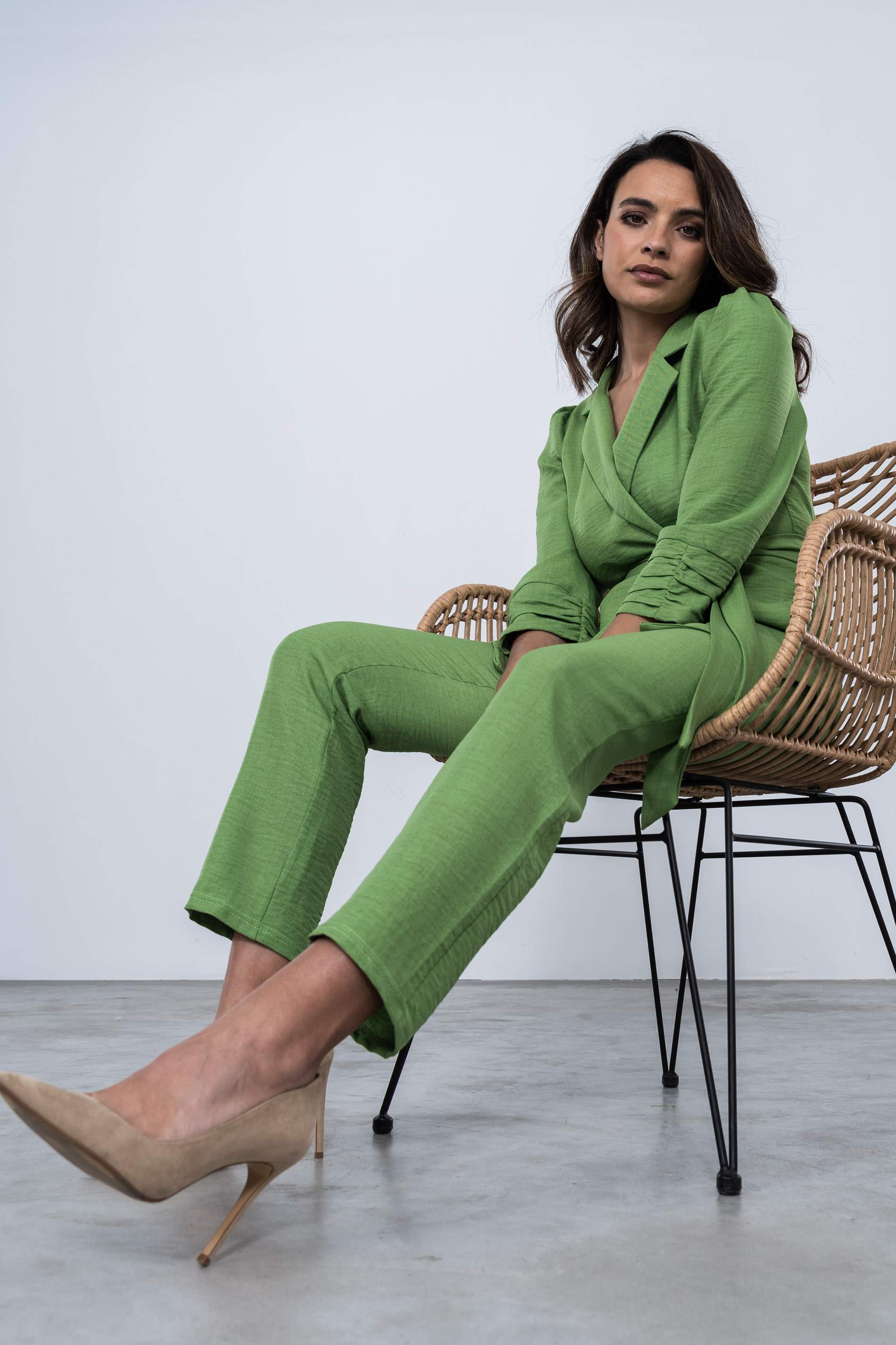PANTALON HOLGADO BOLSILLOS VERDE