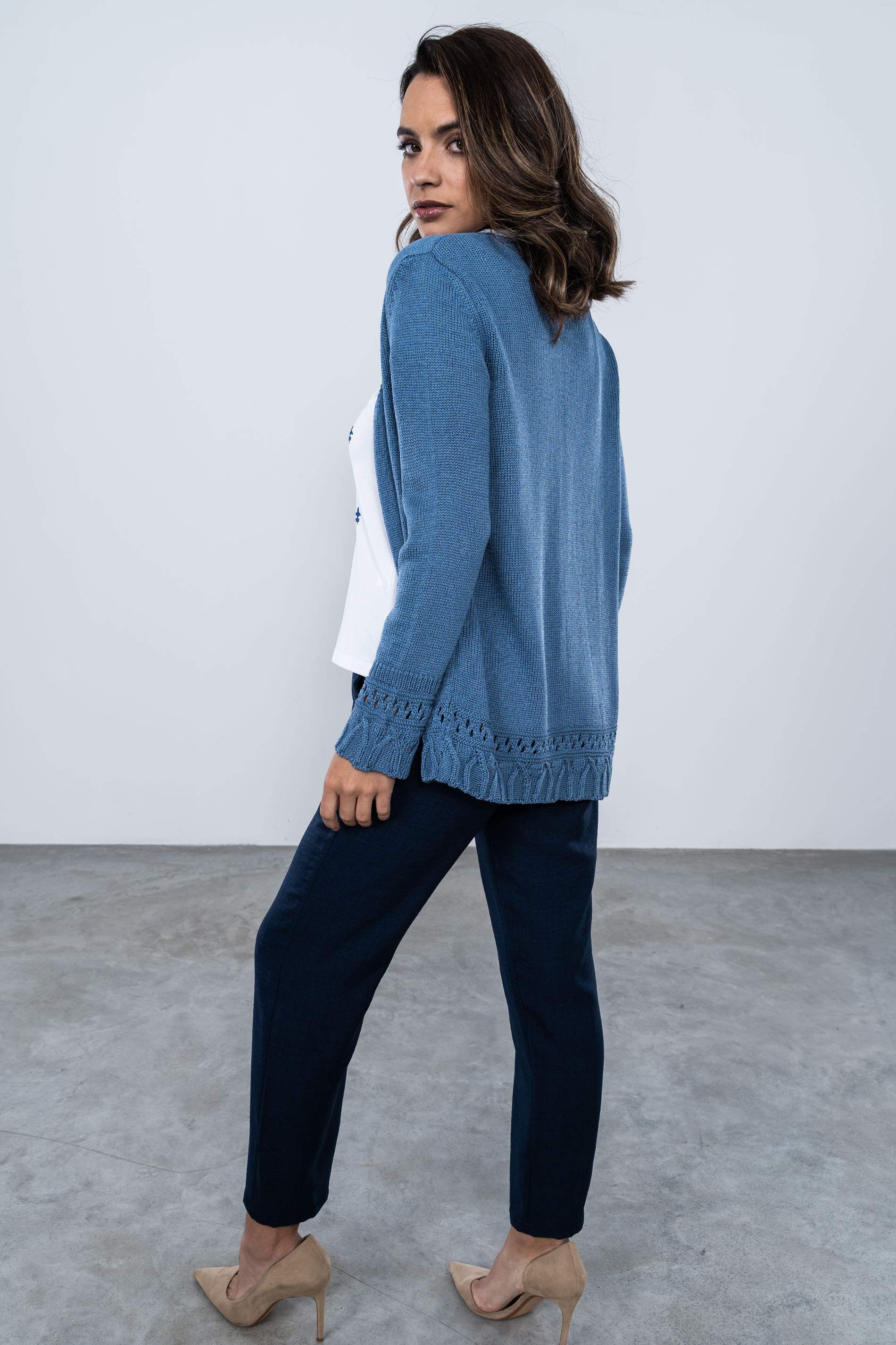 PANTALON HOLGADO BOLSILLOS MARINO