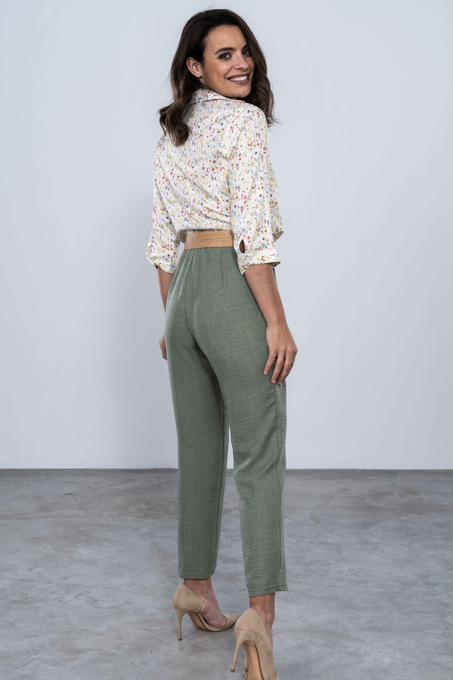 PANTALON HOLGADO BOLSILLOS KAKI