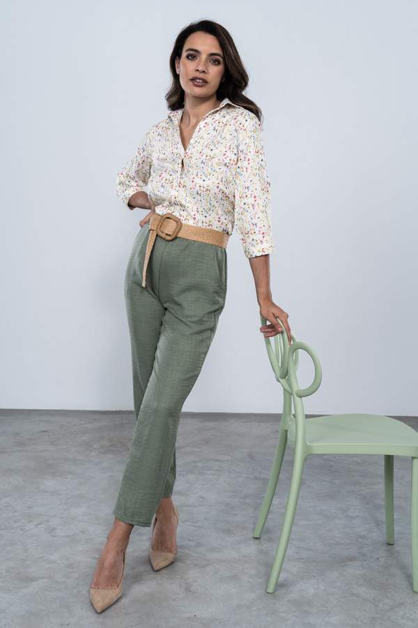 PANTALON HOLGADO BOLSILLOS KAKI