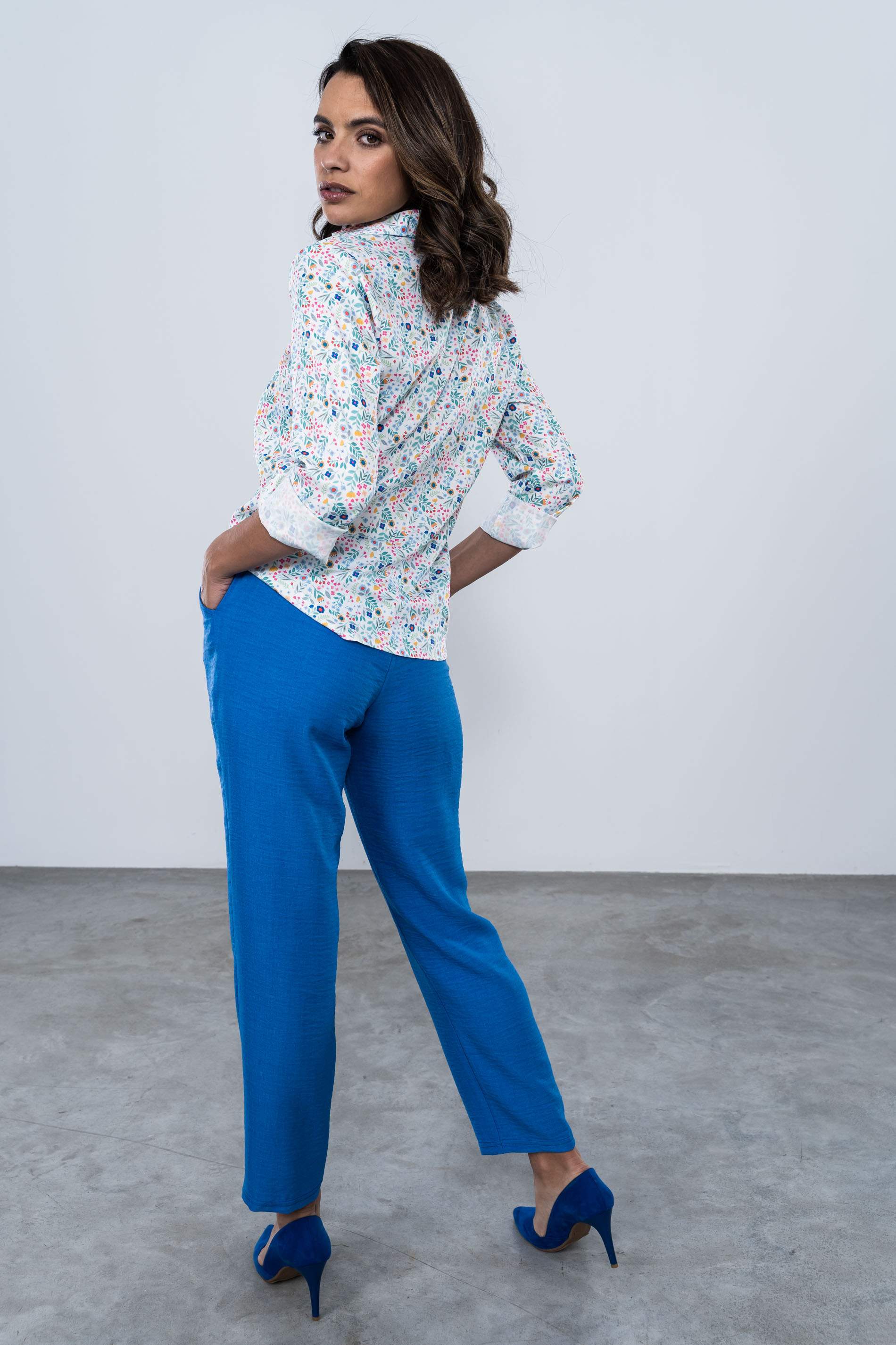 PANTALON HOLGADO BOLISILLOS AZUL