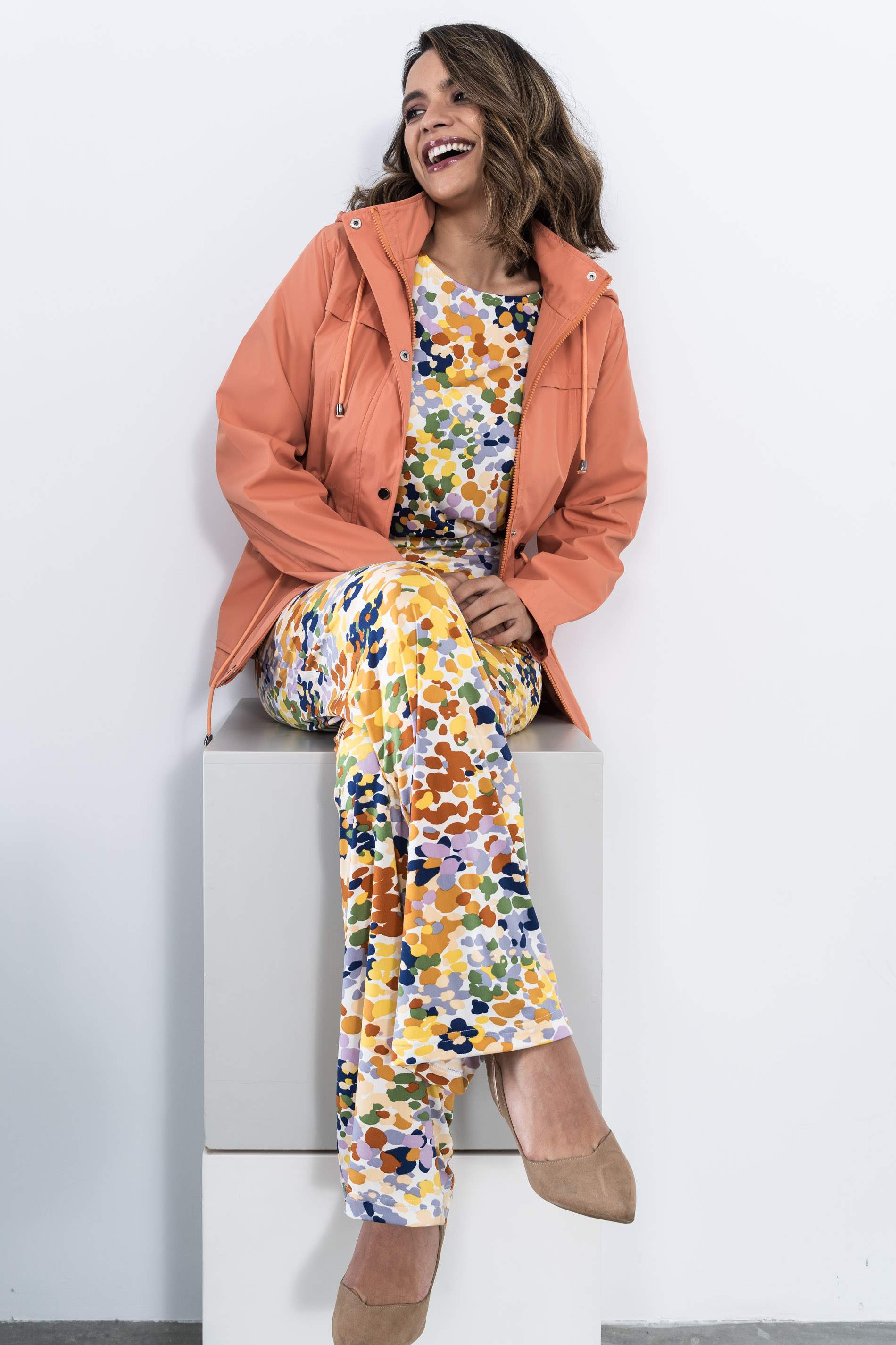 PANTALON RECTO MANCHAS COLORES