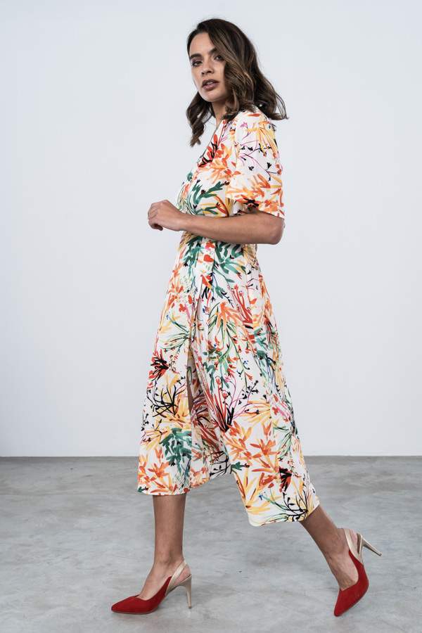 VESTIDO CRUZADO RAMAS