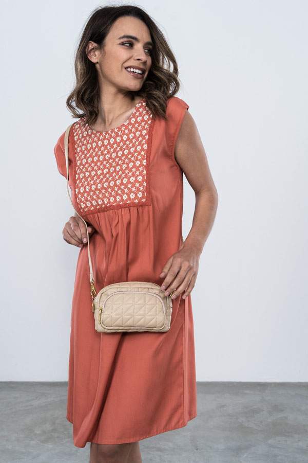 VESTIDO PANEL BORDADO MS