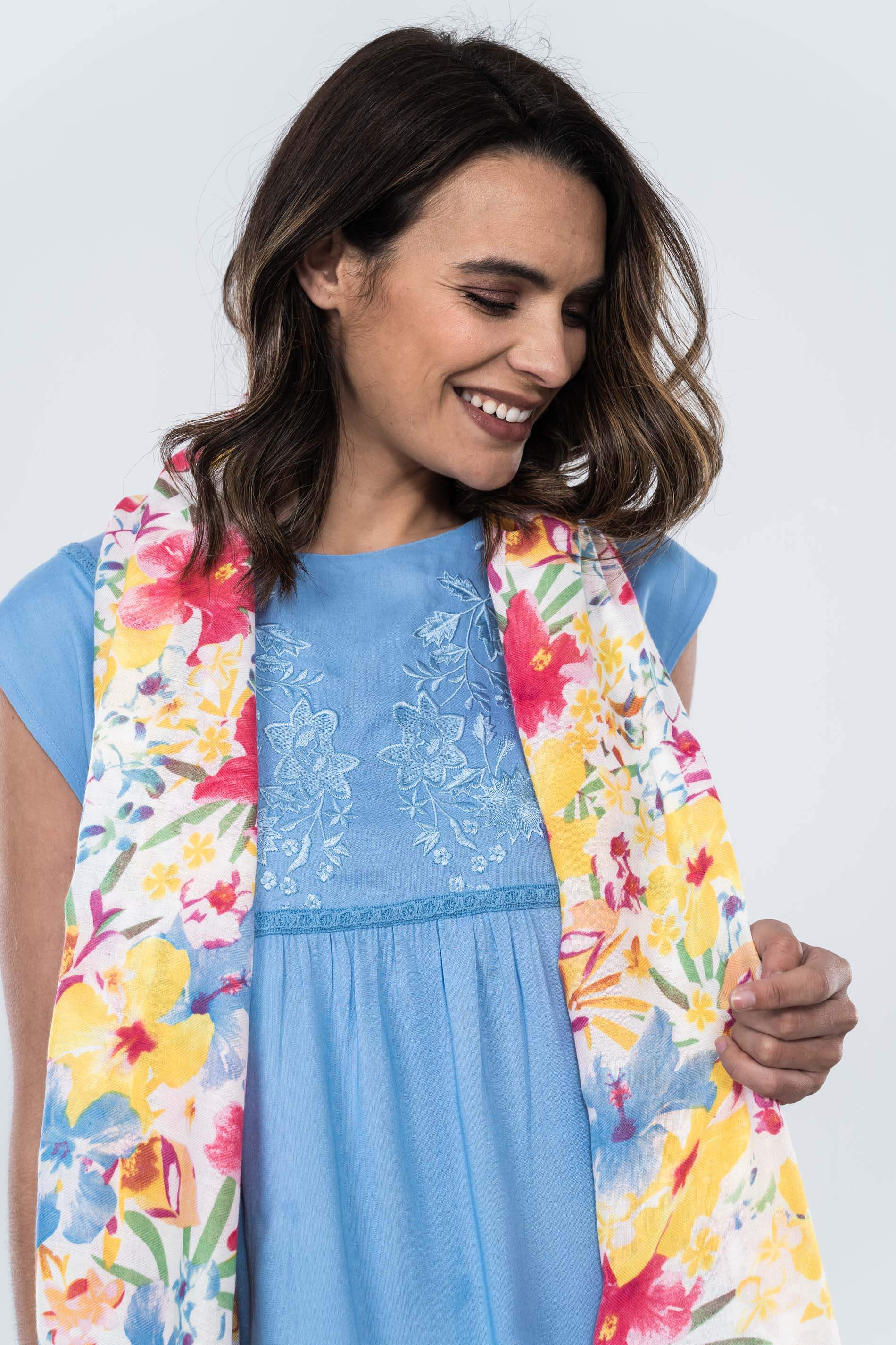 VESTIDO BORDADO A TONO MS